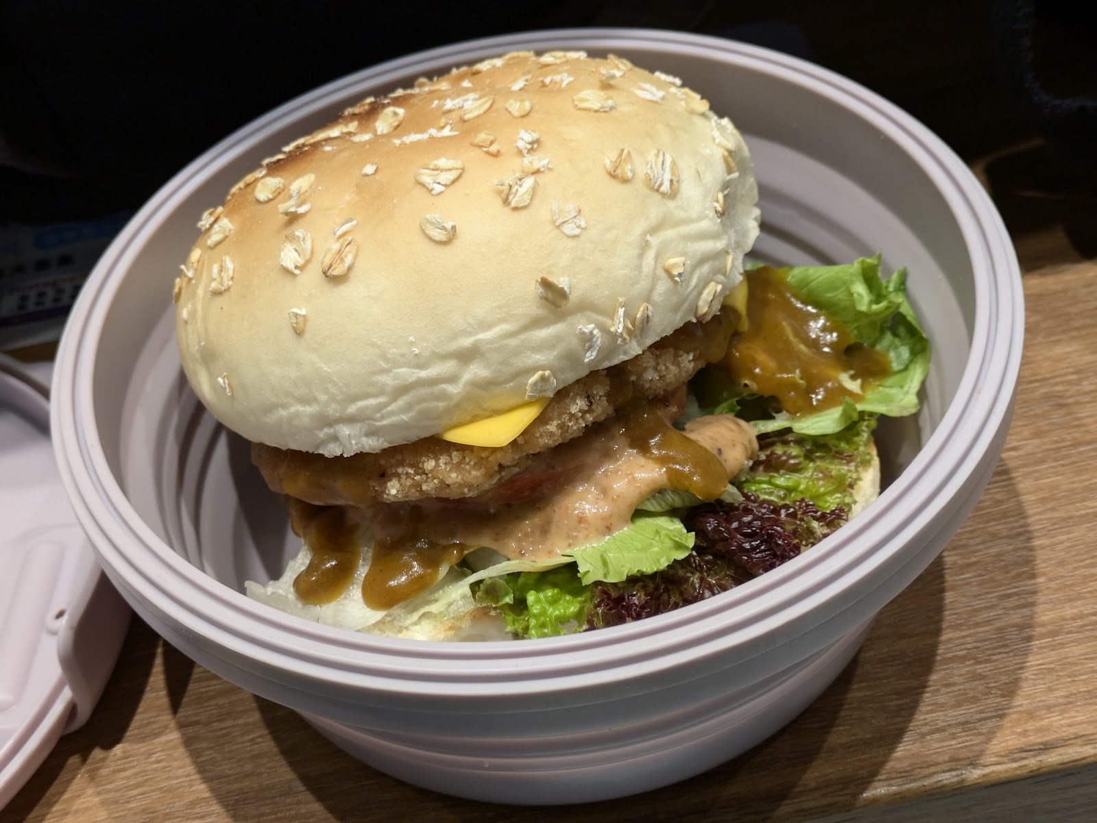 Vege Burger: food & drinks