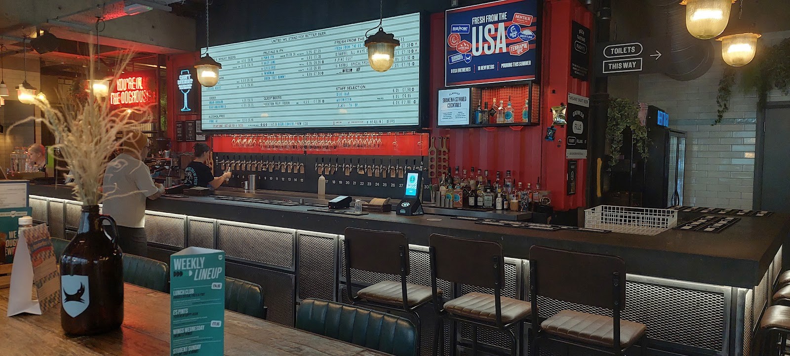 Brewdog DogHouse Manchester Bar & Rooftop: the place