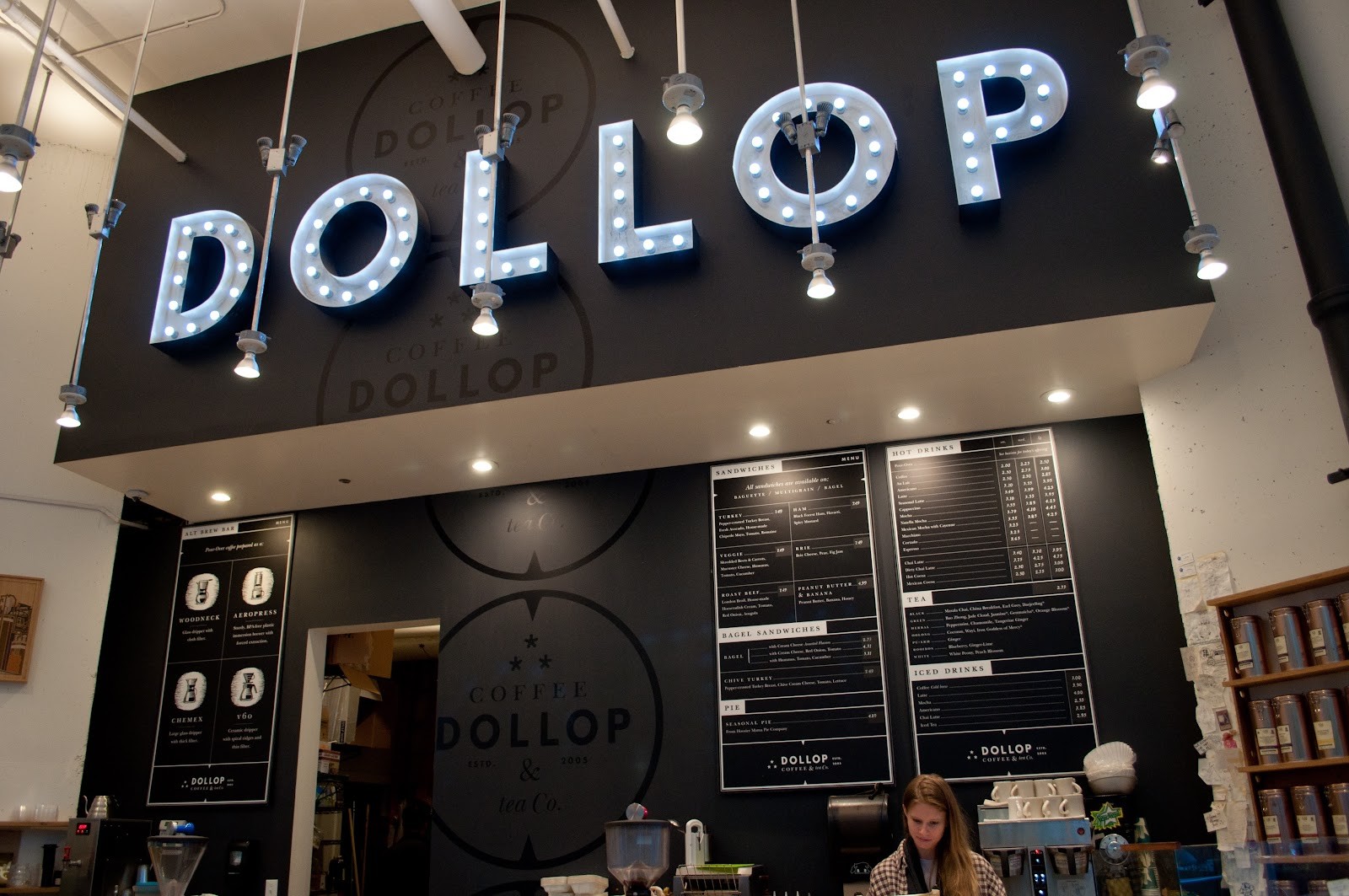 Dollop Coffee Co.: the place