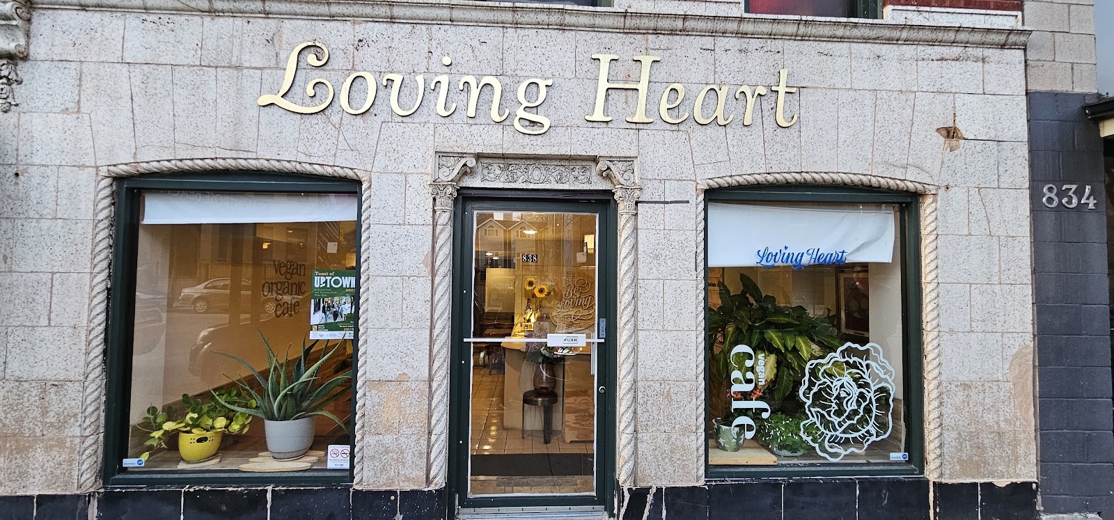Loving Heart Vegan Cafe: the place