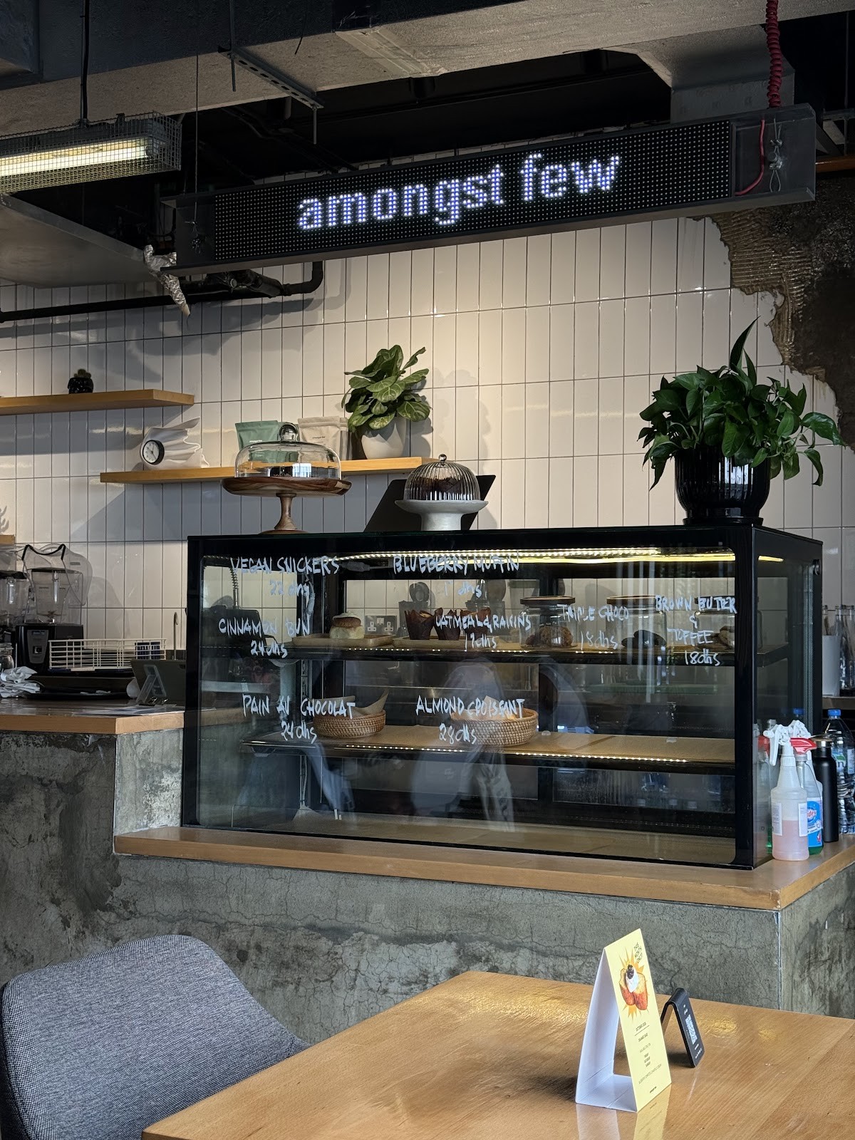 amongst few café: the place