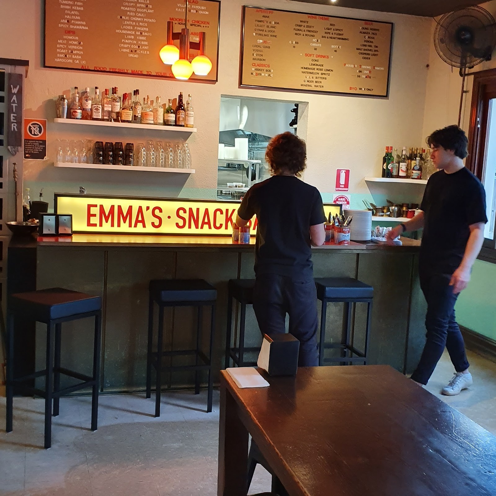 Emma's Snack Bar: the place
