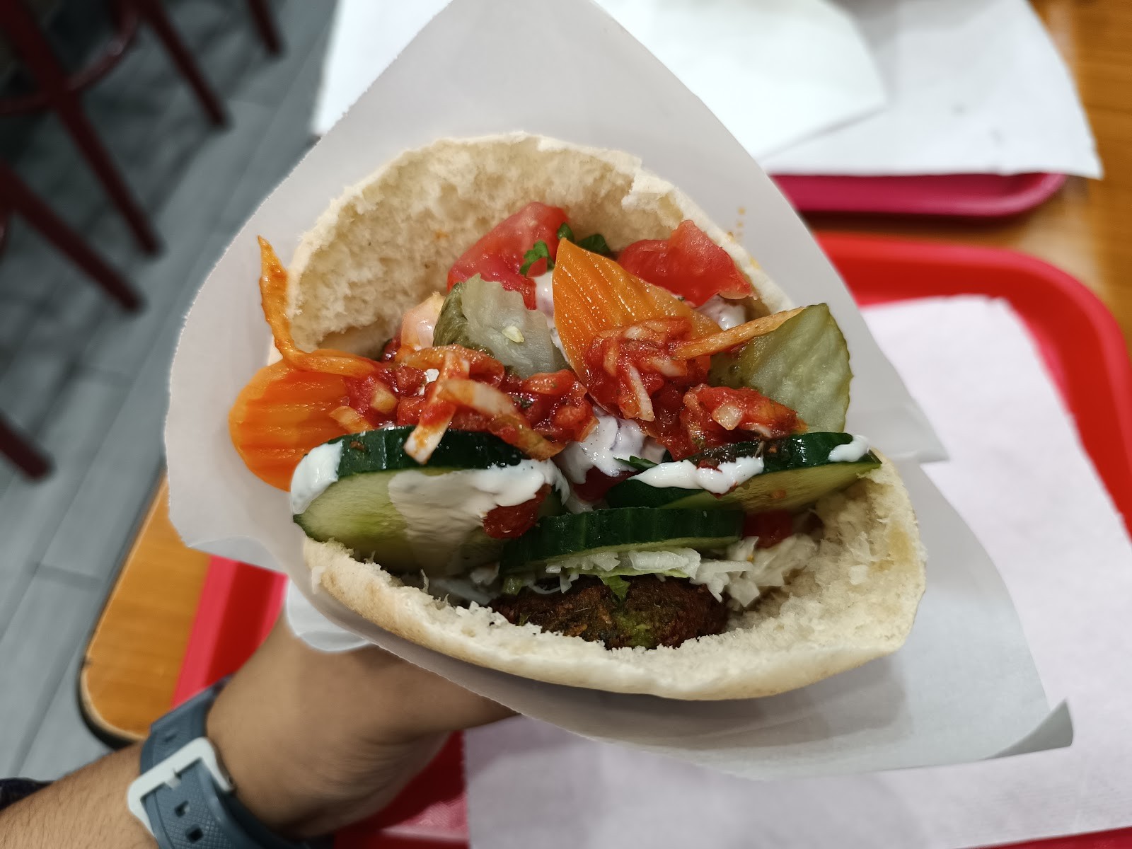 Maoz Vegetarian: food & drinks