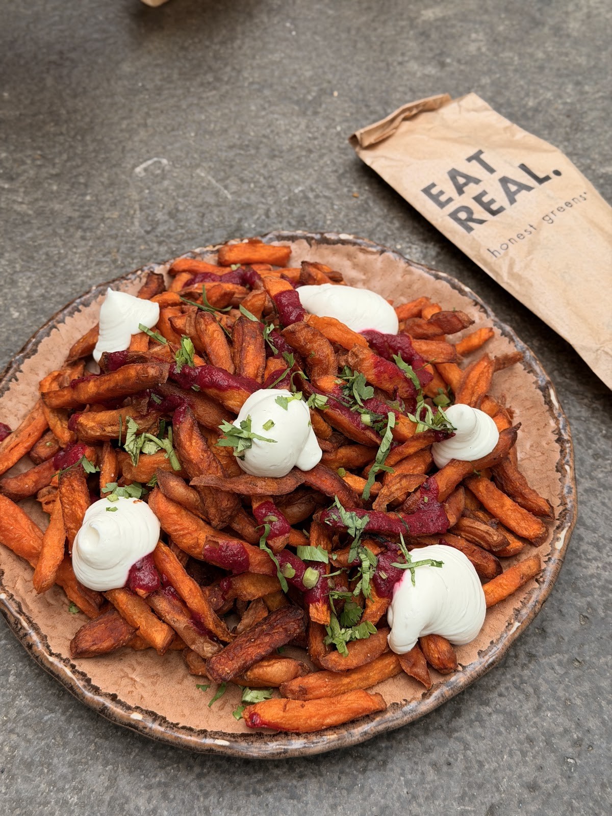 Honest Greens: food & drinks