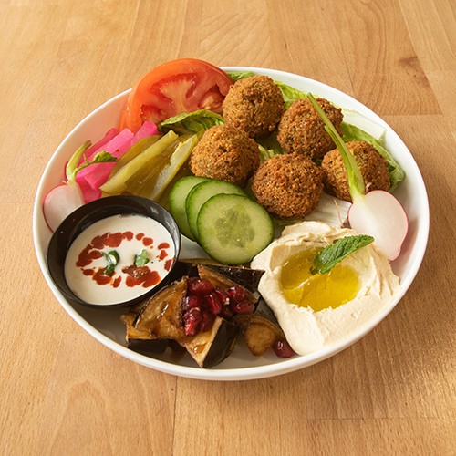 Falafel Full hummus falafel: food & drinks