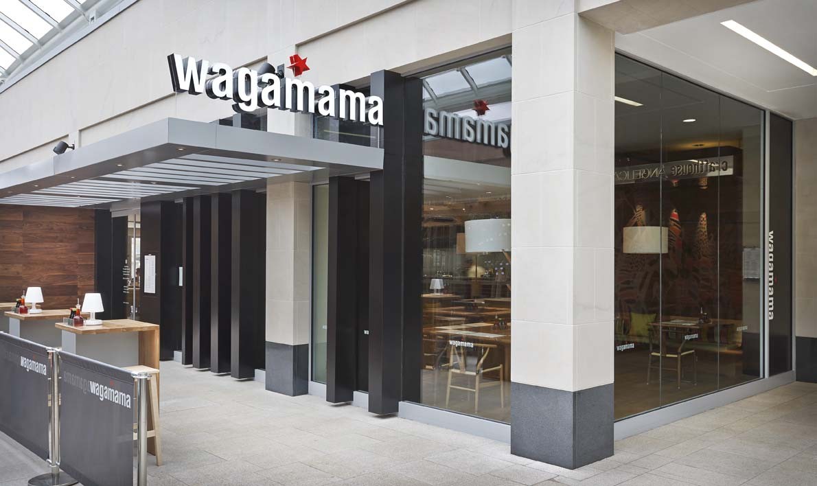 wagamama leeds trinity: the place