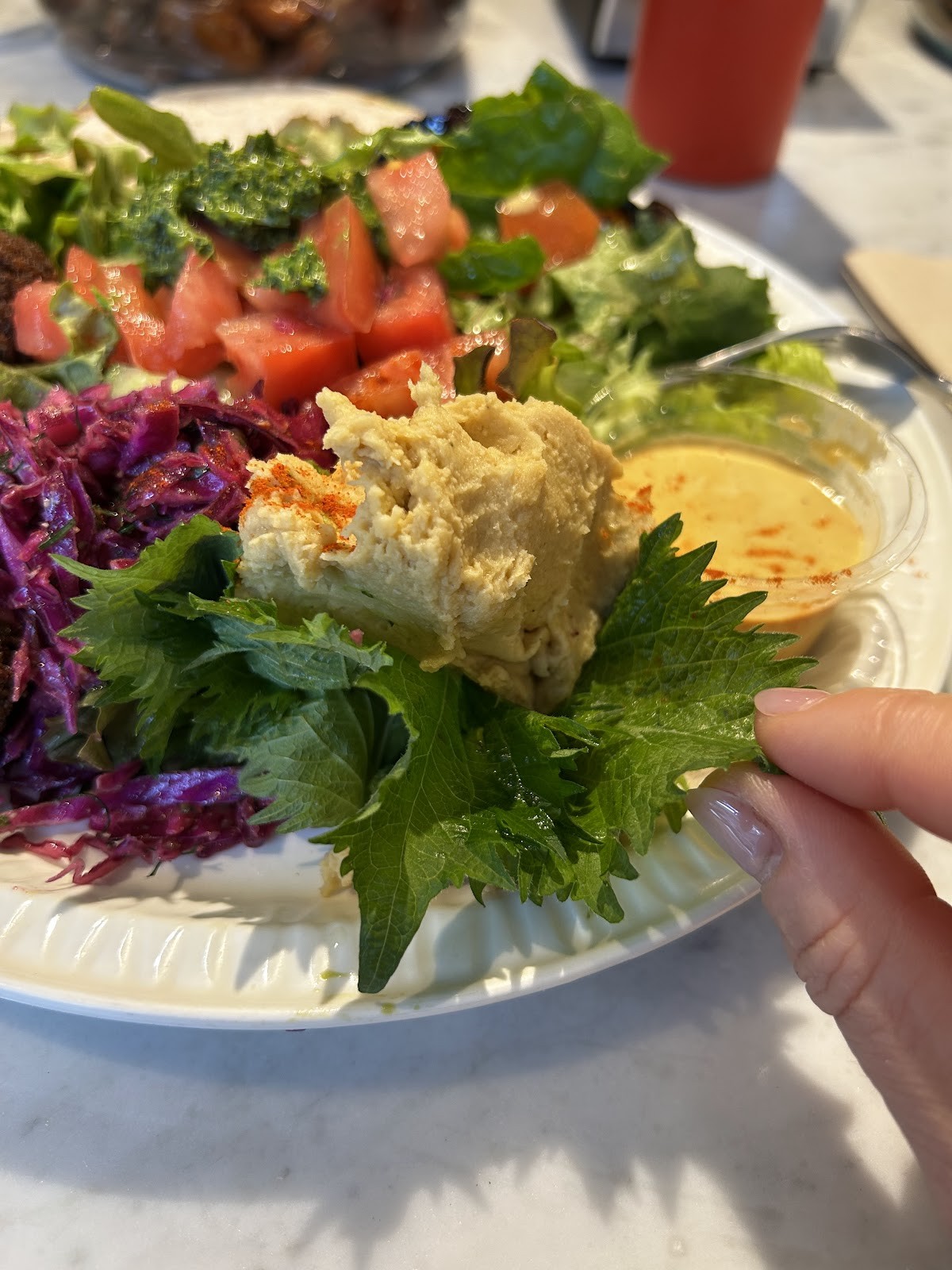 Kuumba du Falafel: food & drinks