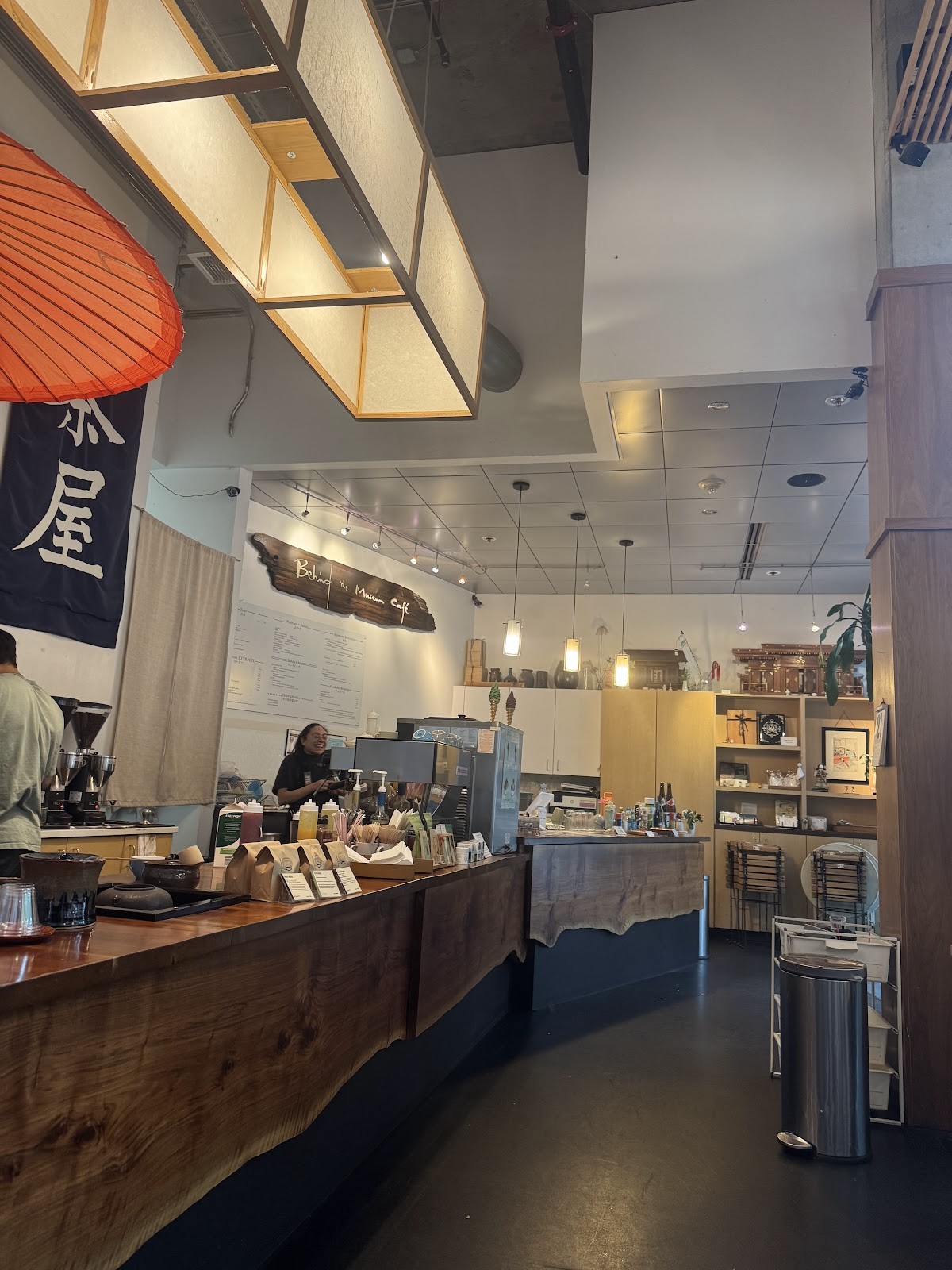 Behind The Museum Cafe: the place