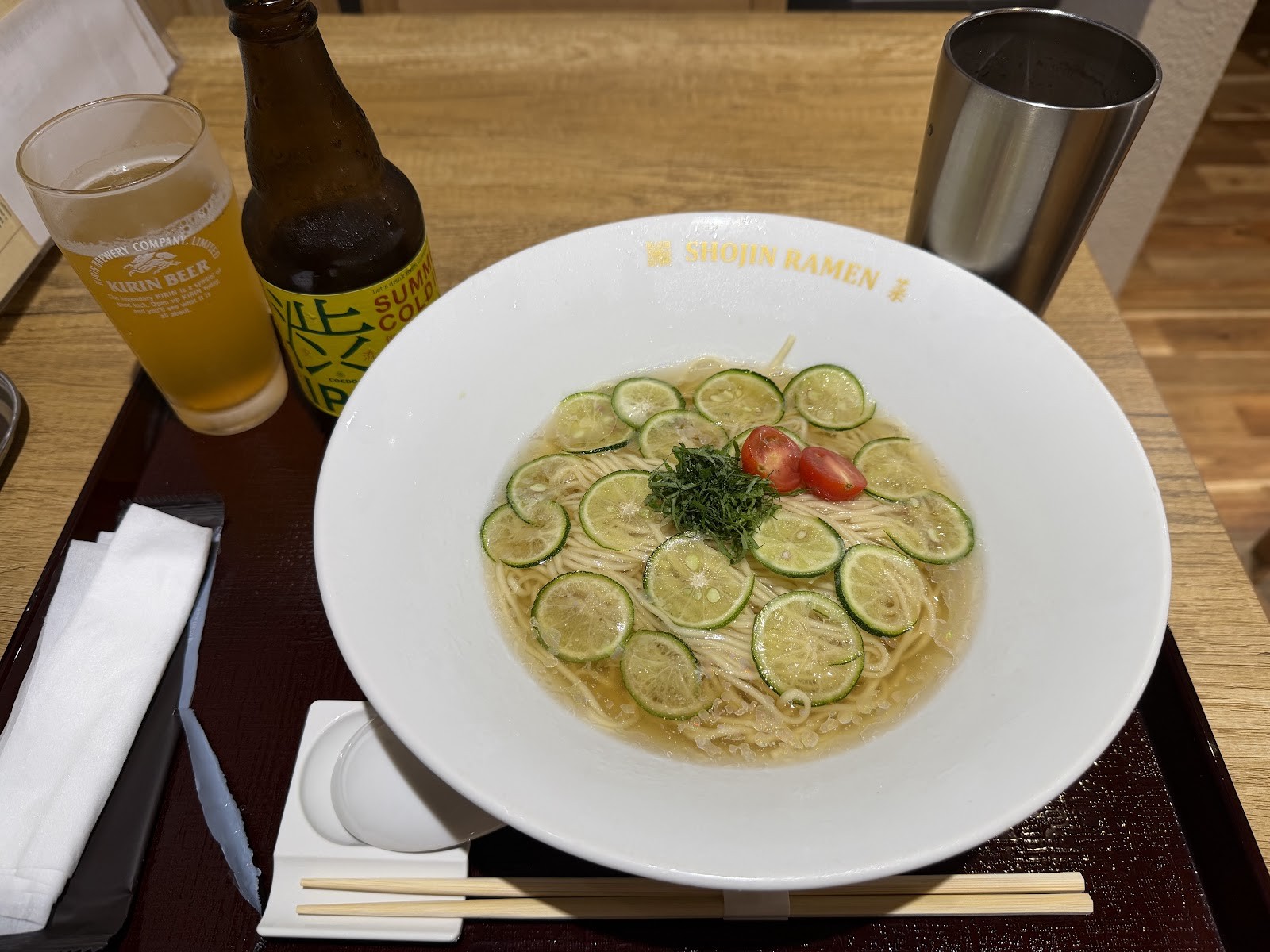 SHOJIN RAMEN 菜: food & drinks
