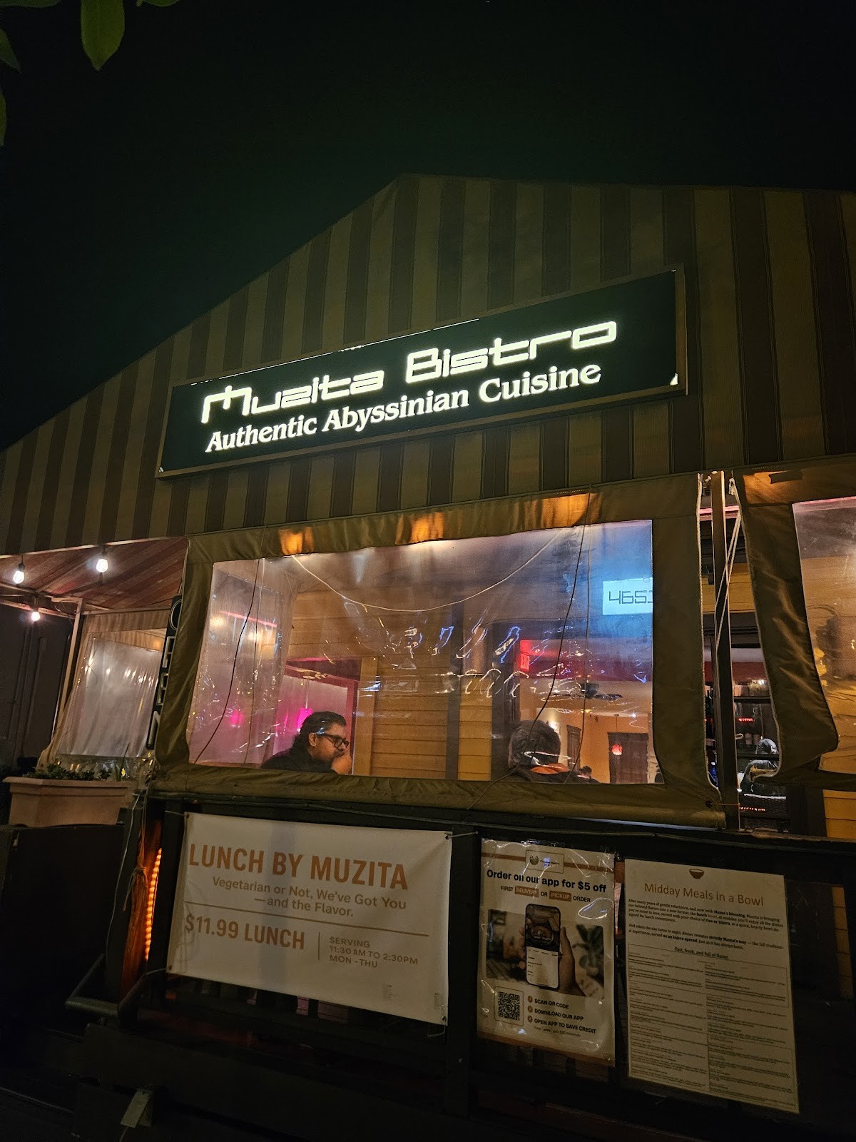 Muzita Abyssinian Bistro: the place