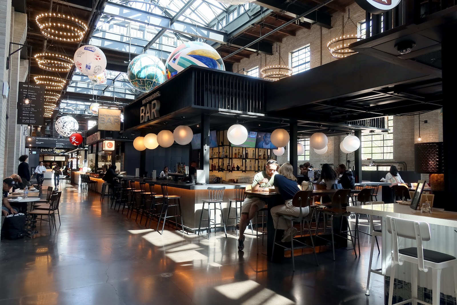 Waterworks Food Hall: the place
