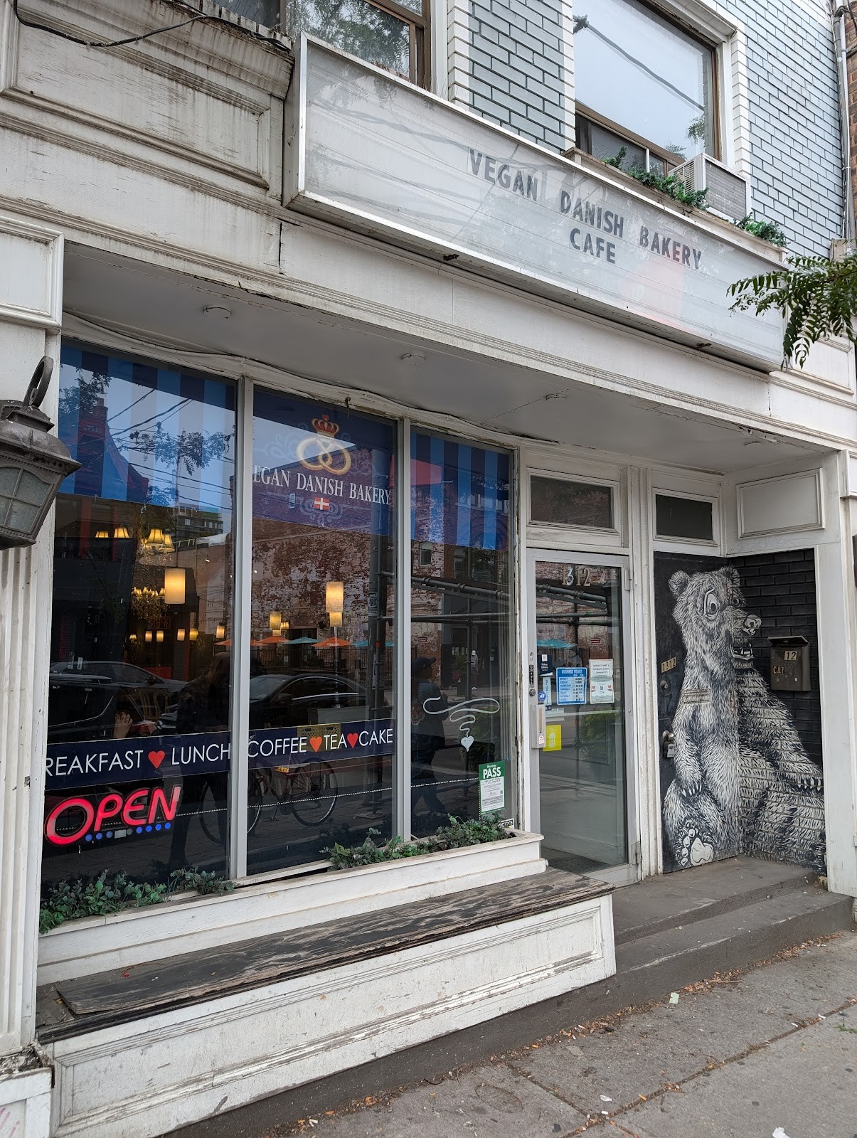 Vegan Danish Bakery on Queen: the place