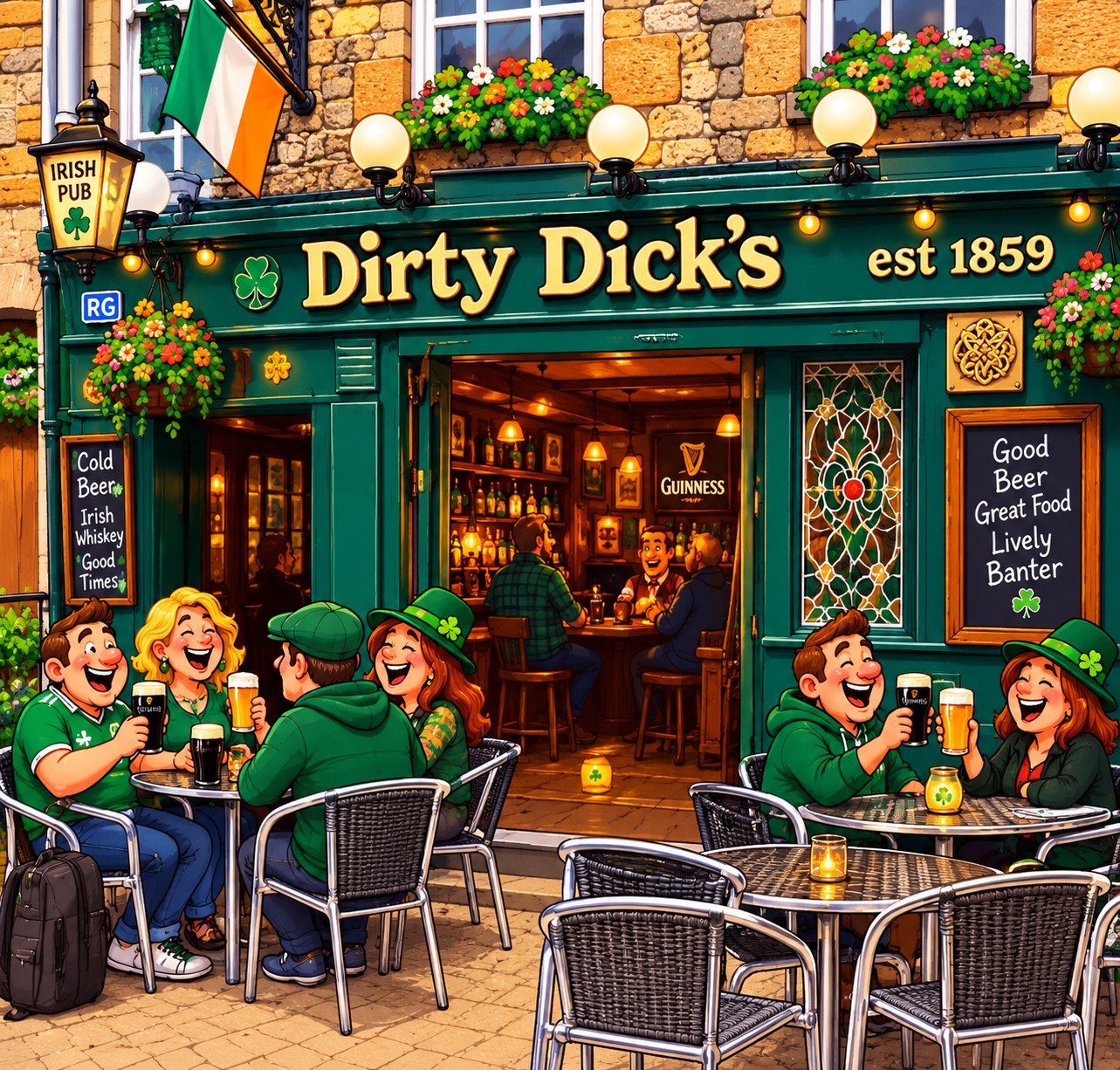 Dirty Dick's Pub: the place