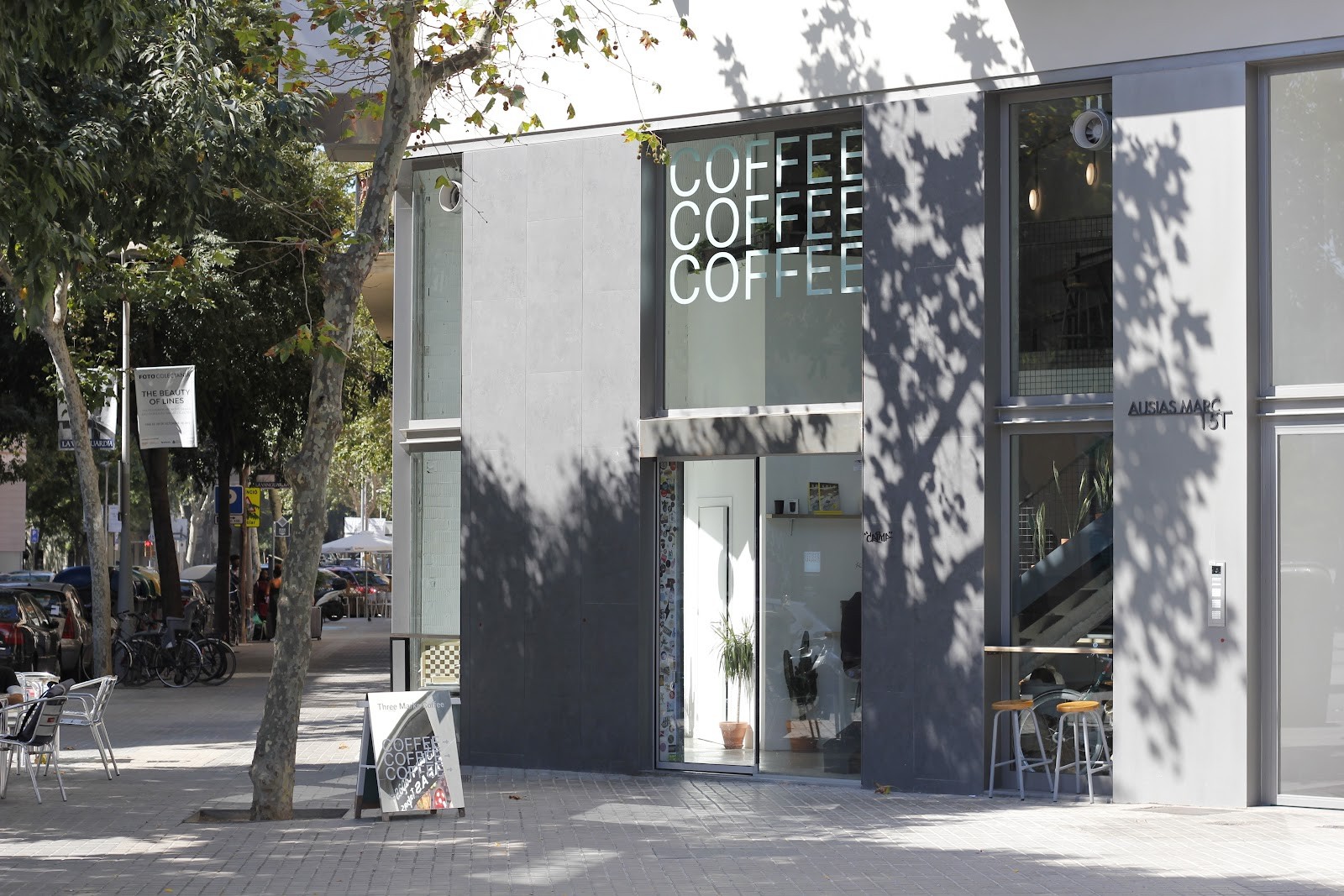Three Marks Coffee: the place