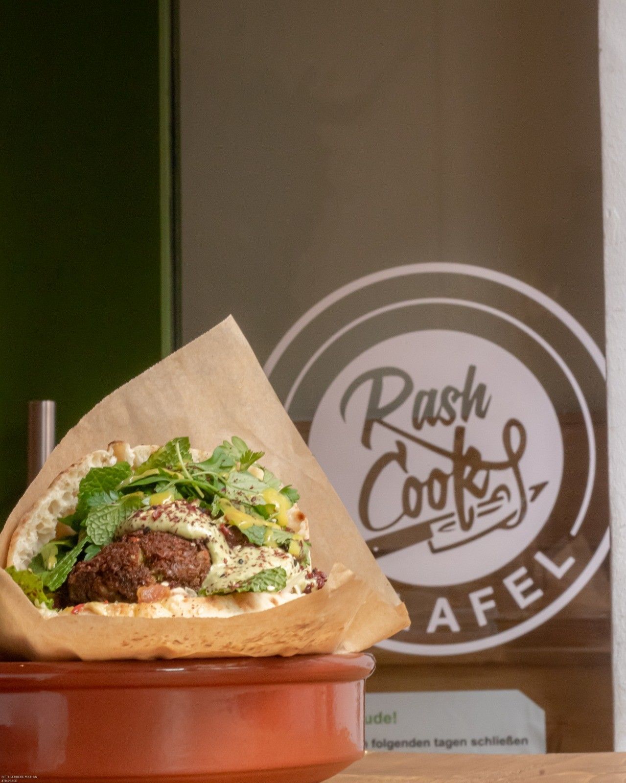 rashcook falafel - Berger Str.: food & drinks