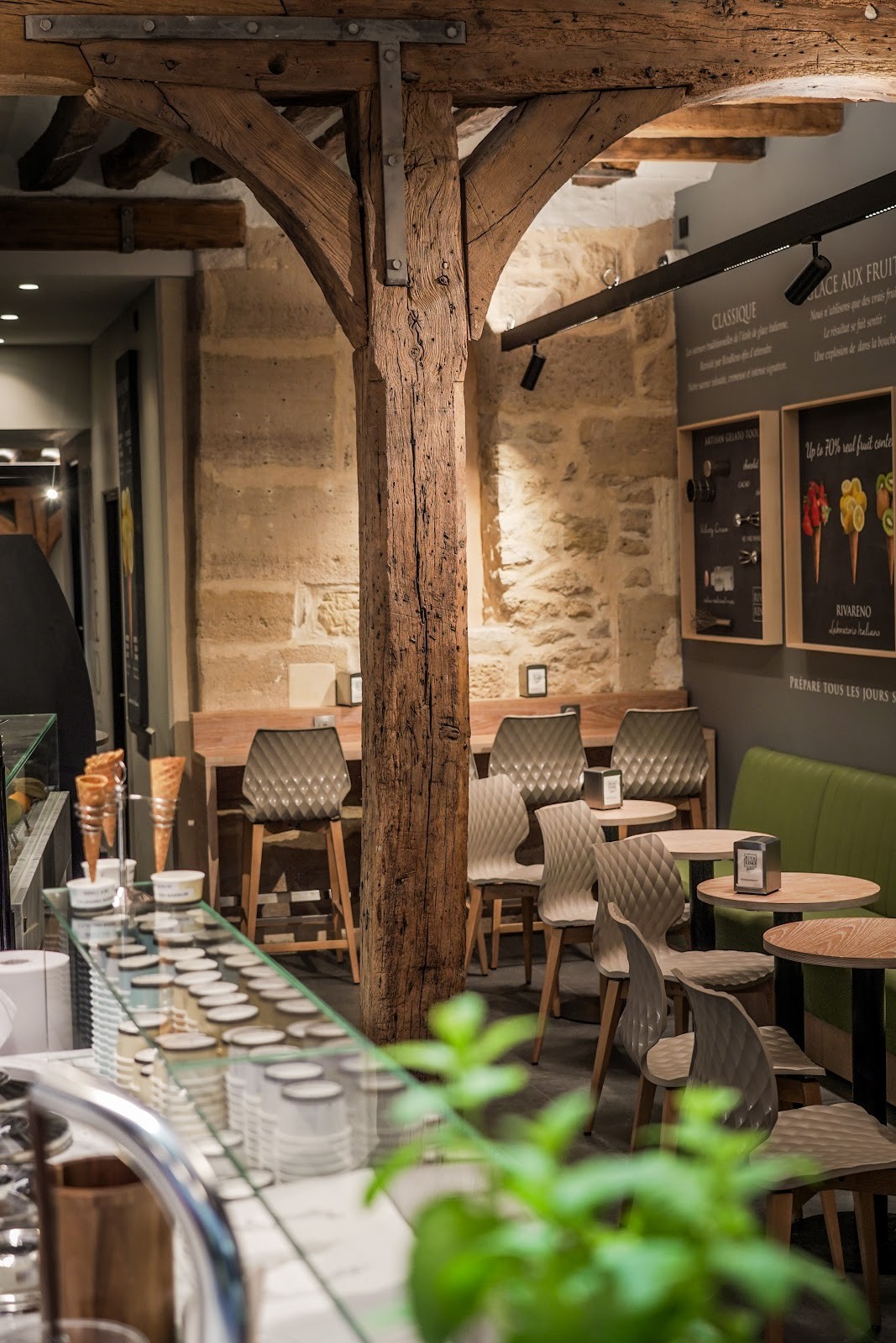 Rivareno Gelato Paris Huchette: the place