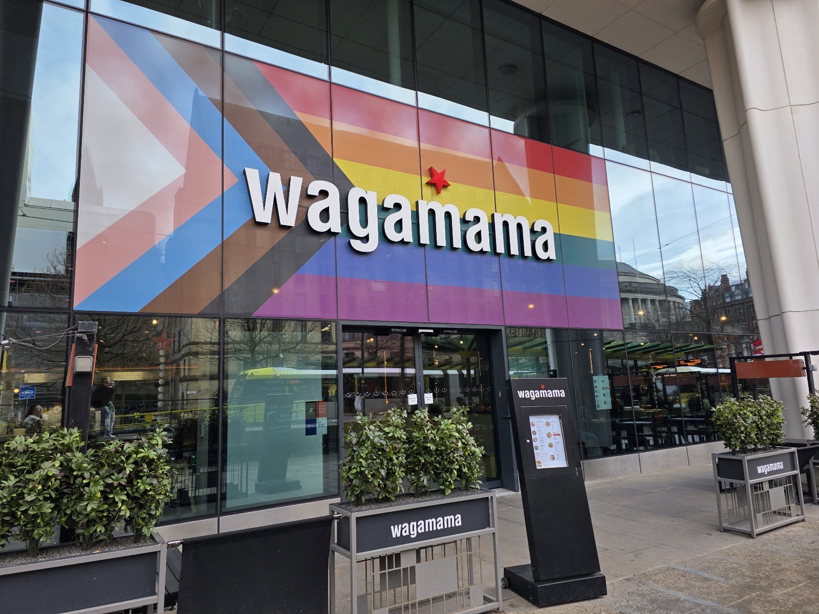 wagamama manchester st peters square: the place