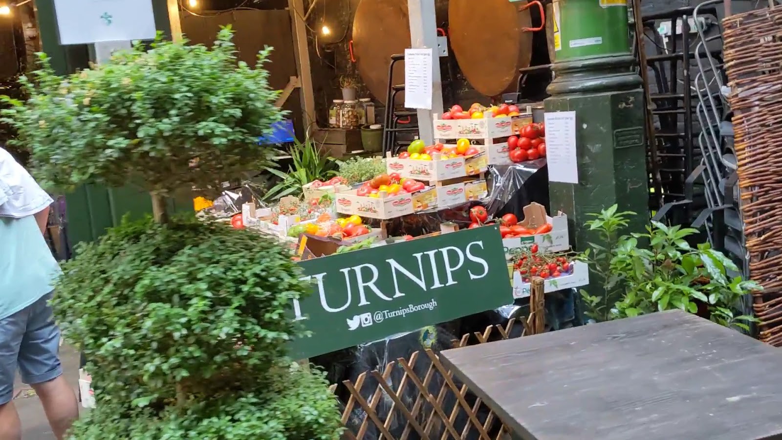 Turnips, Borough Market (Greengrocers): the place