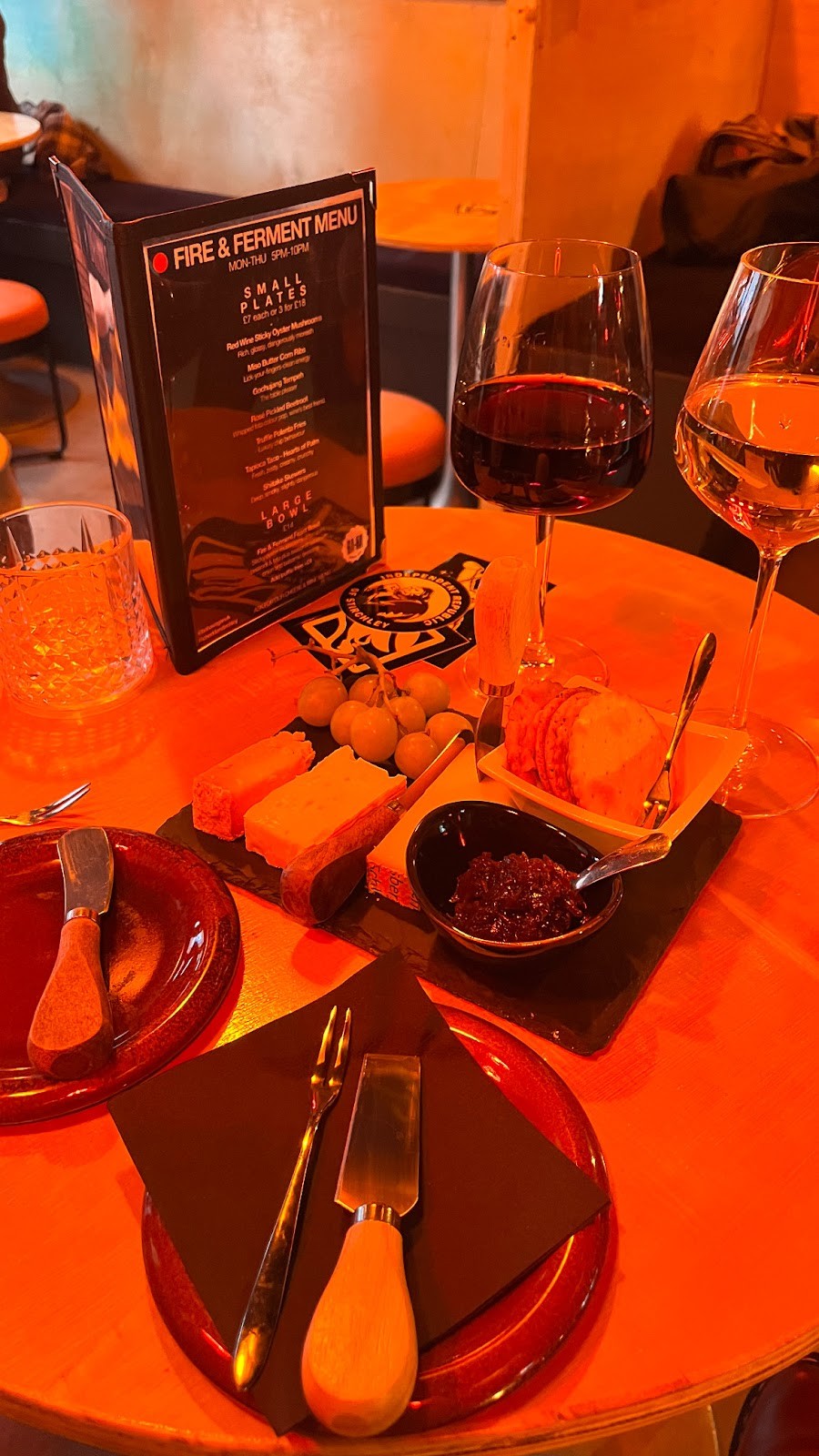 Cheddar Stirchley: food & drinks