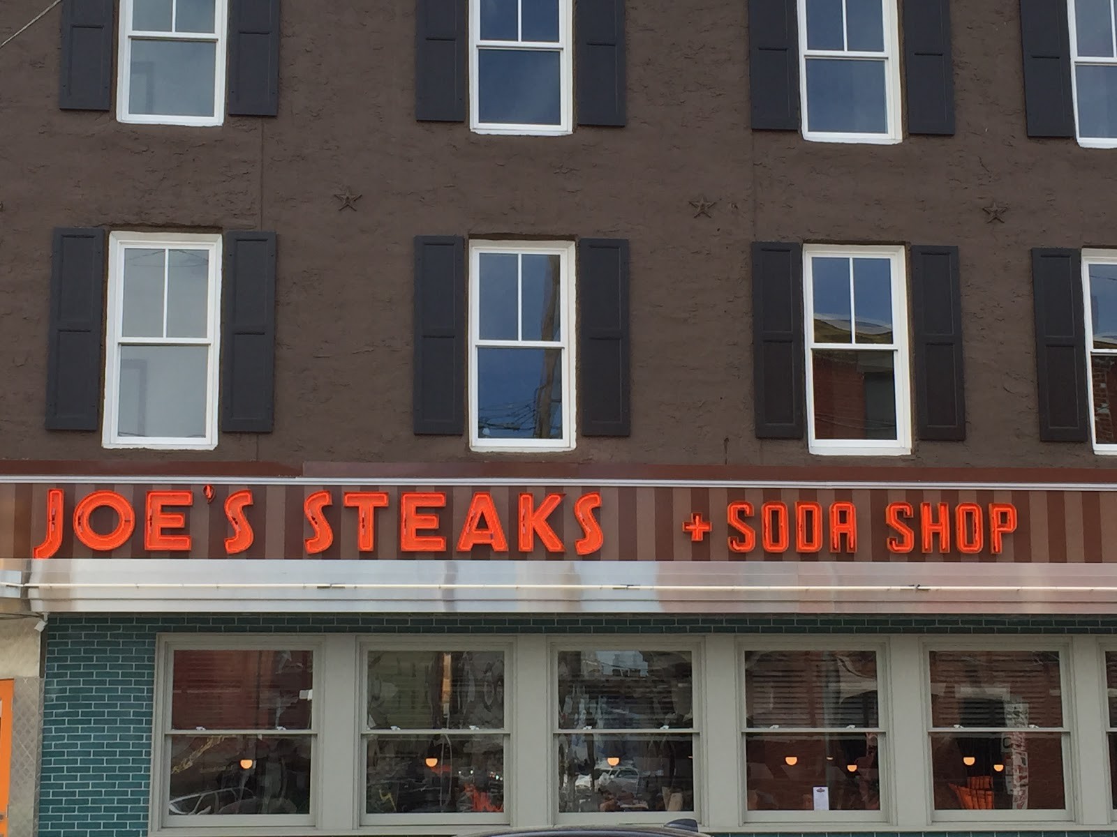 Joe's Steaks + Soda Shop: the place