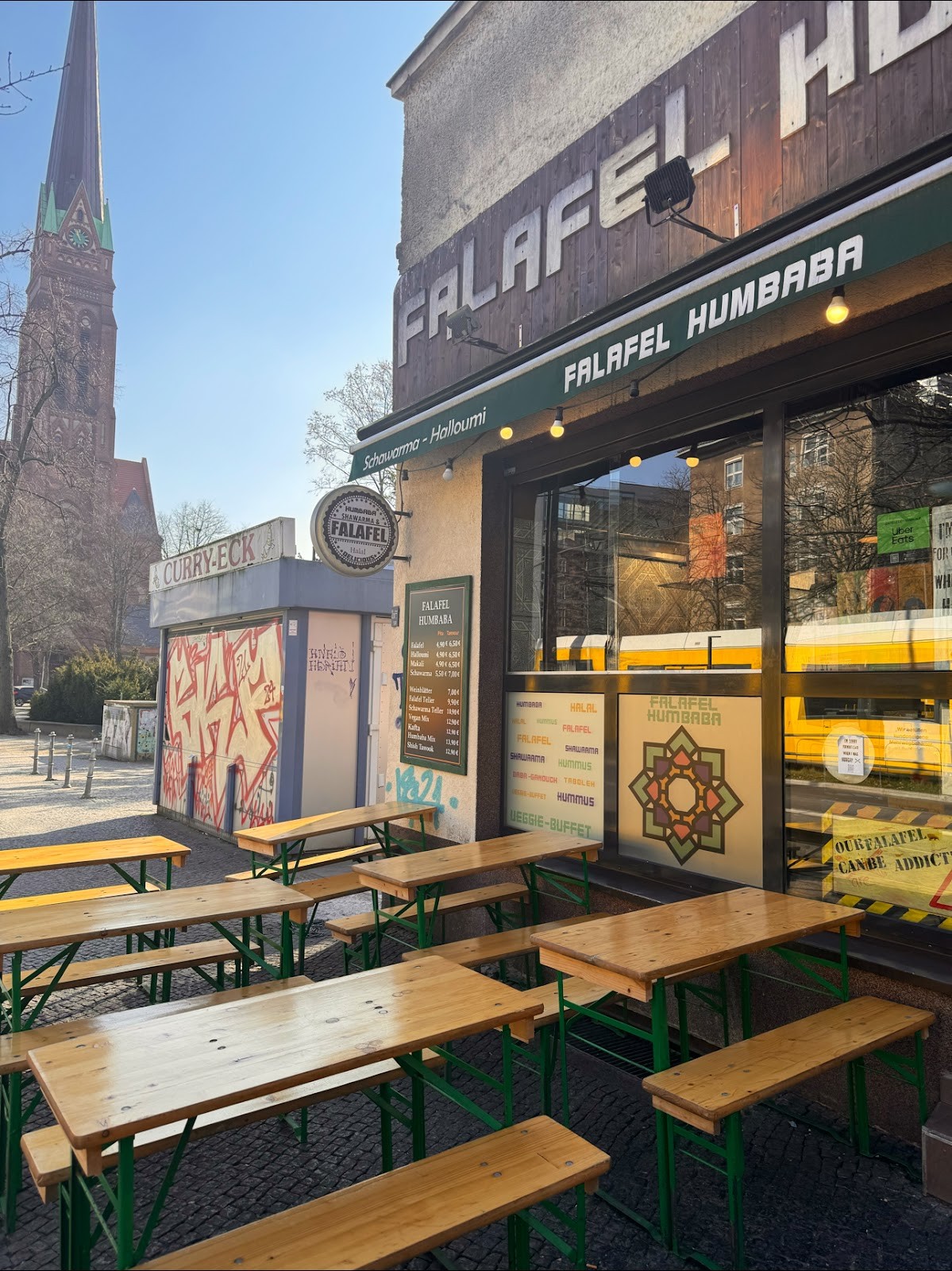 Humbaba Falafel: the place