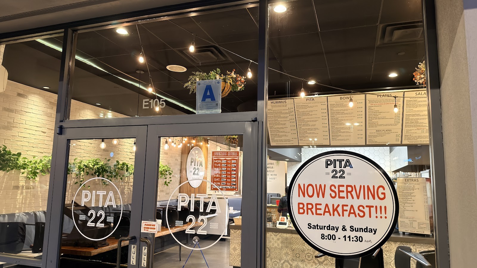 PITA 22 Restaurant: the place