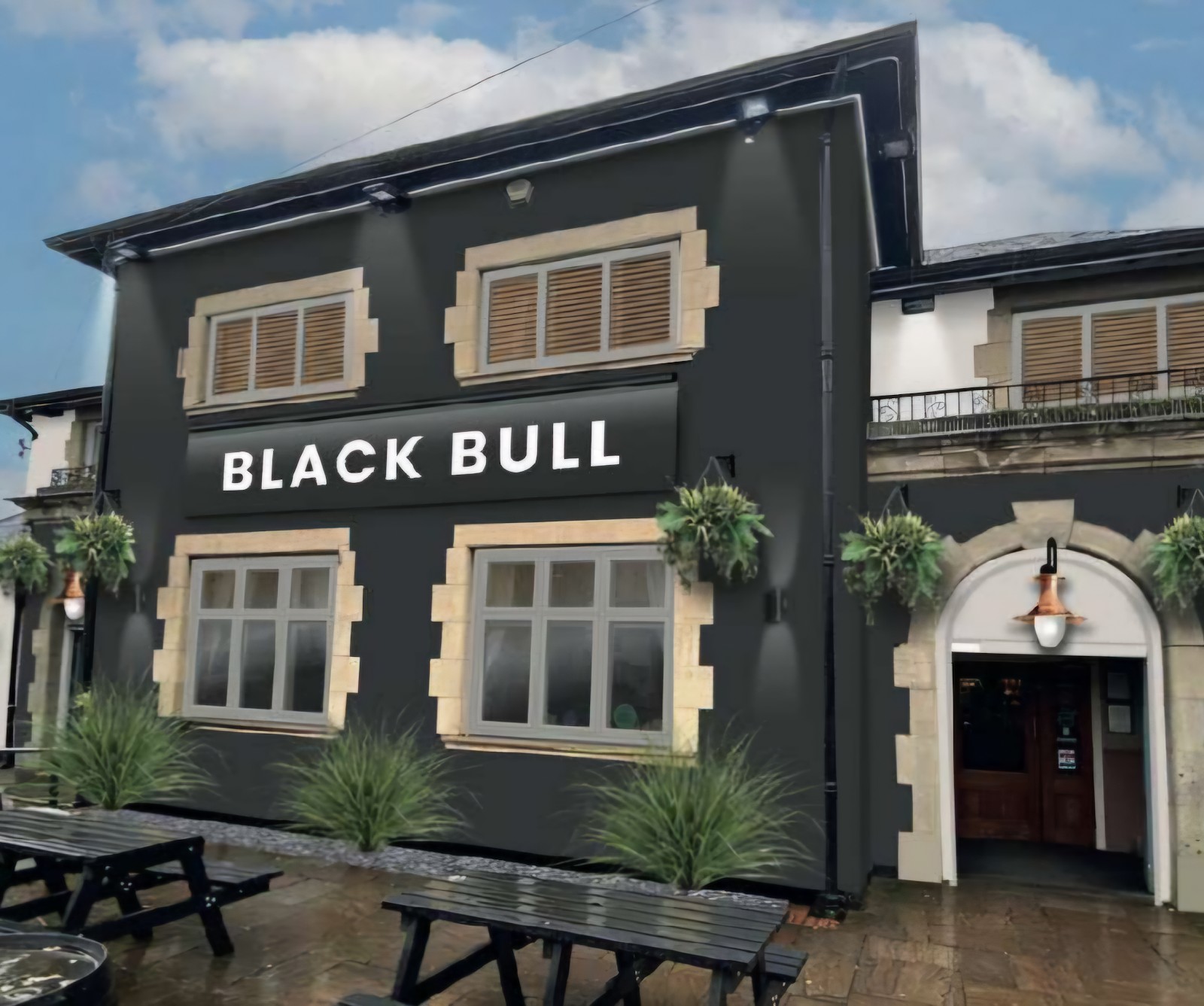 The Black Bull Hotel: the place