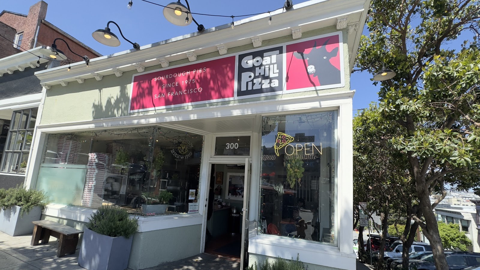Goat Hill Pizza: the place
