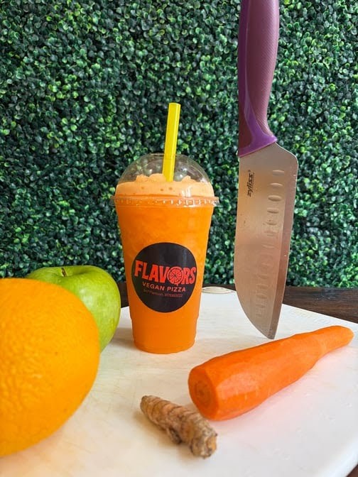Flava’s vegan Pizzeria & Cafe: food & drinks