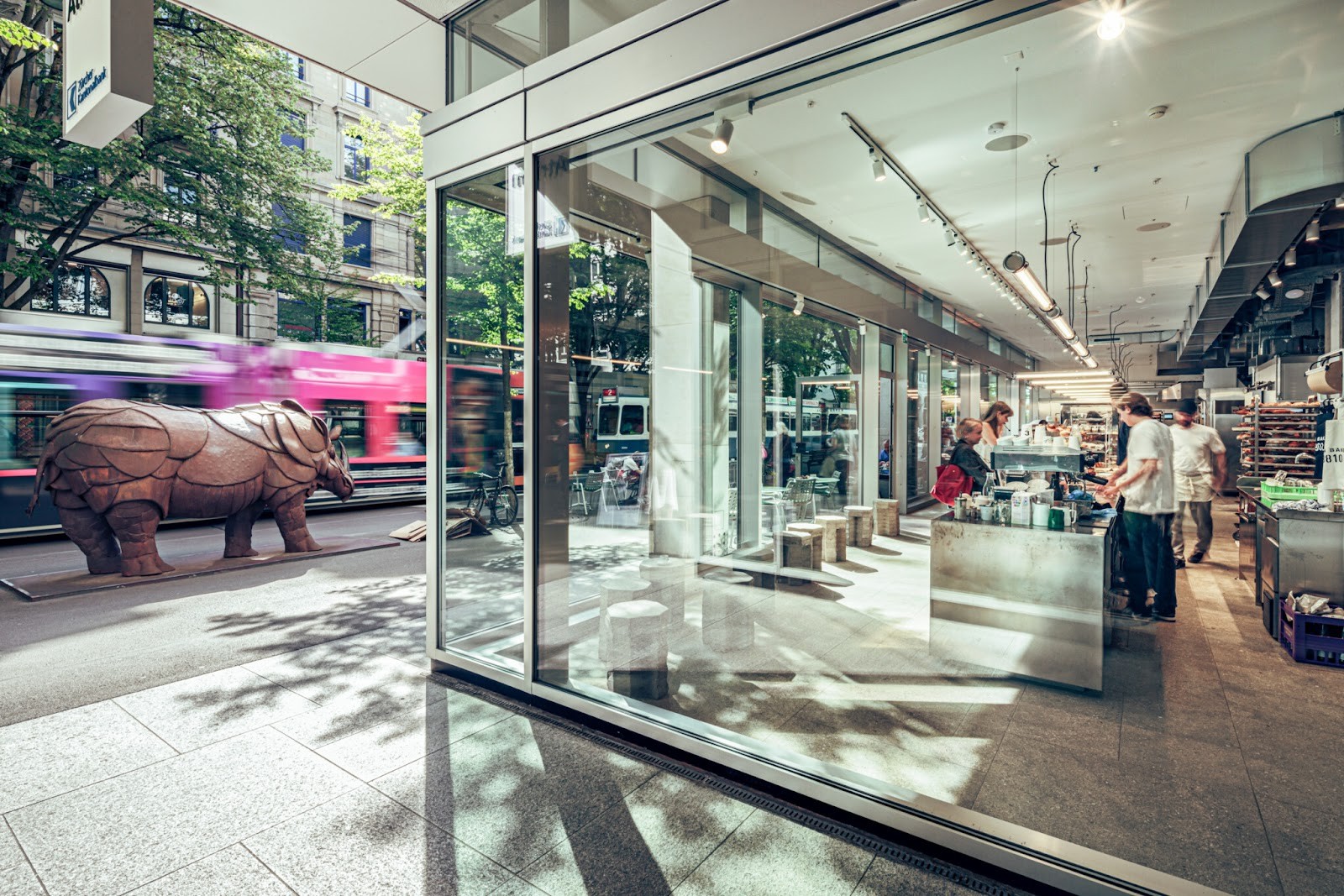 John Baker Bahnhofstrasse: the place
