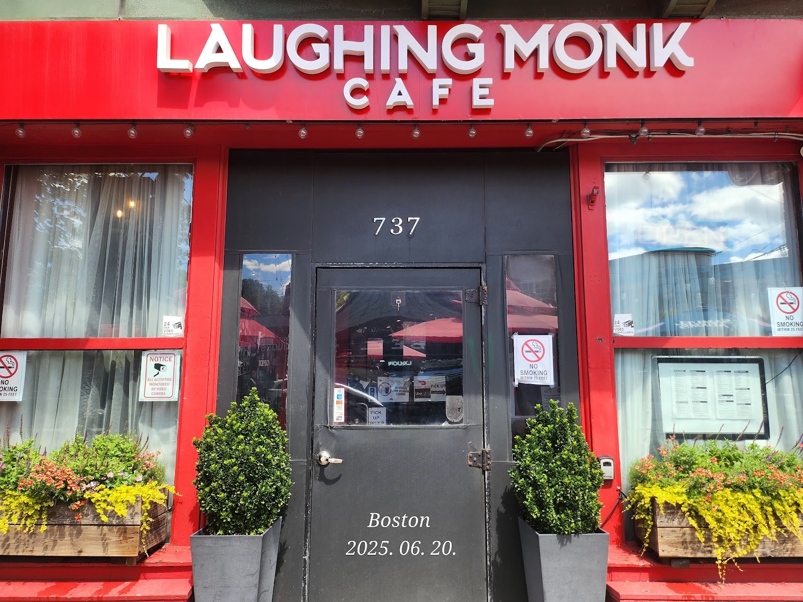 Laughing Monk Cafe: the place