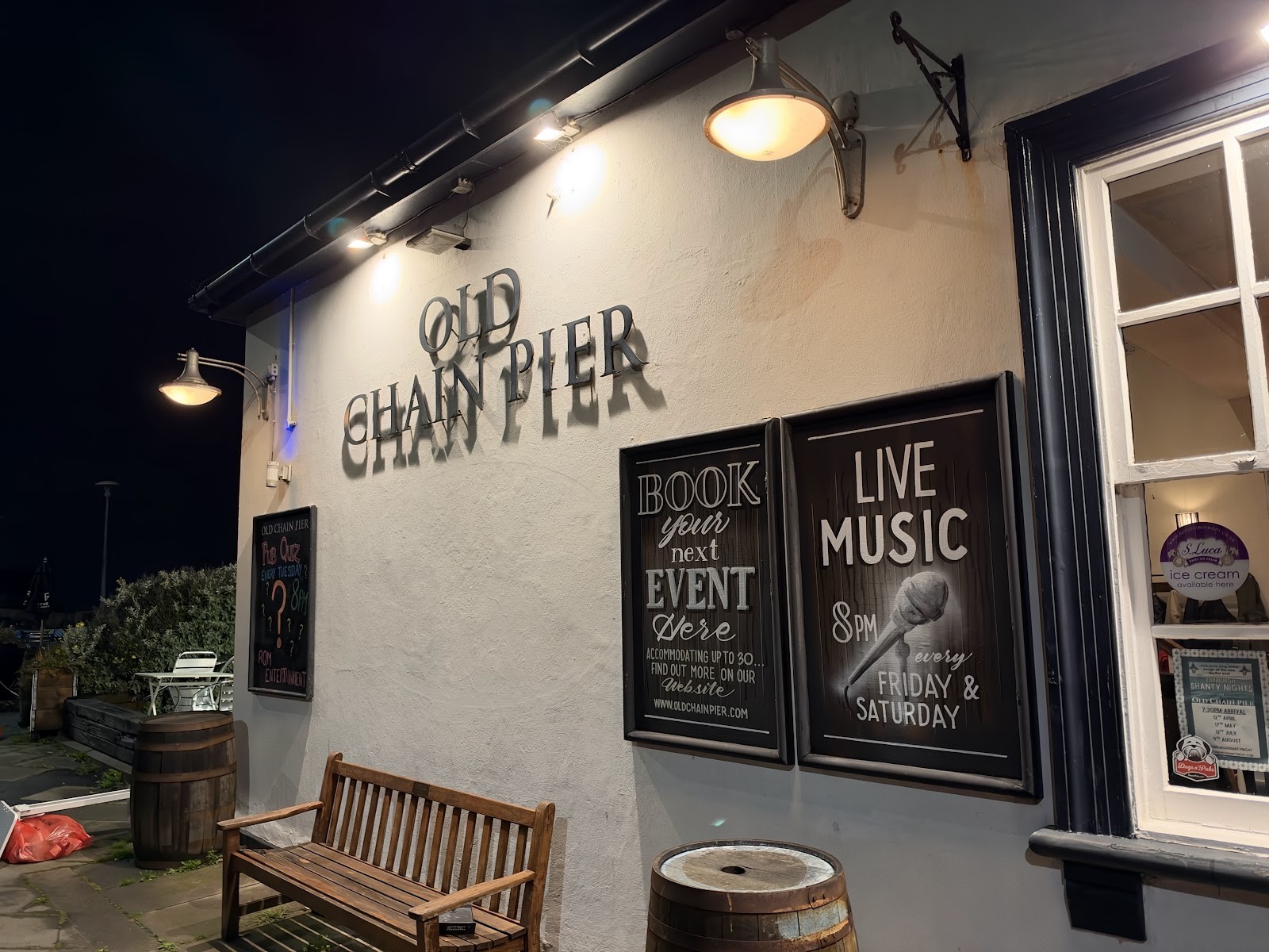 Old Chain Pier: the place