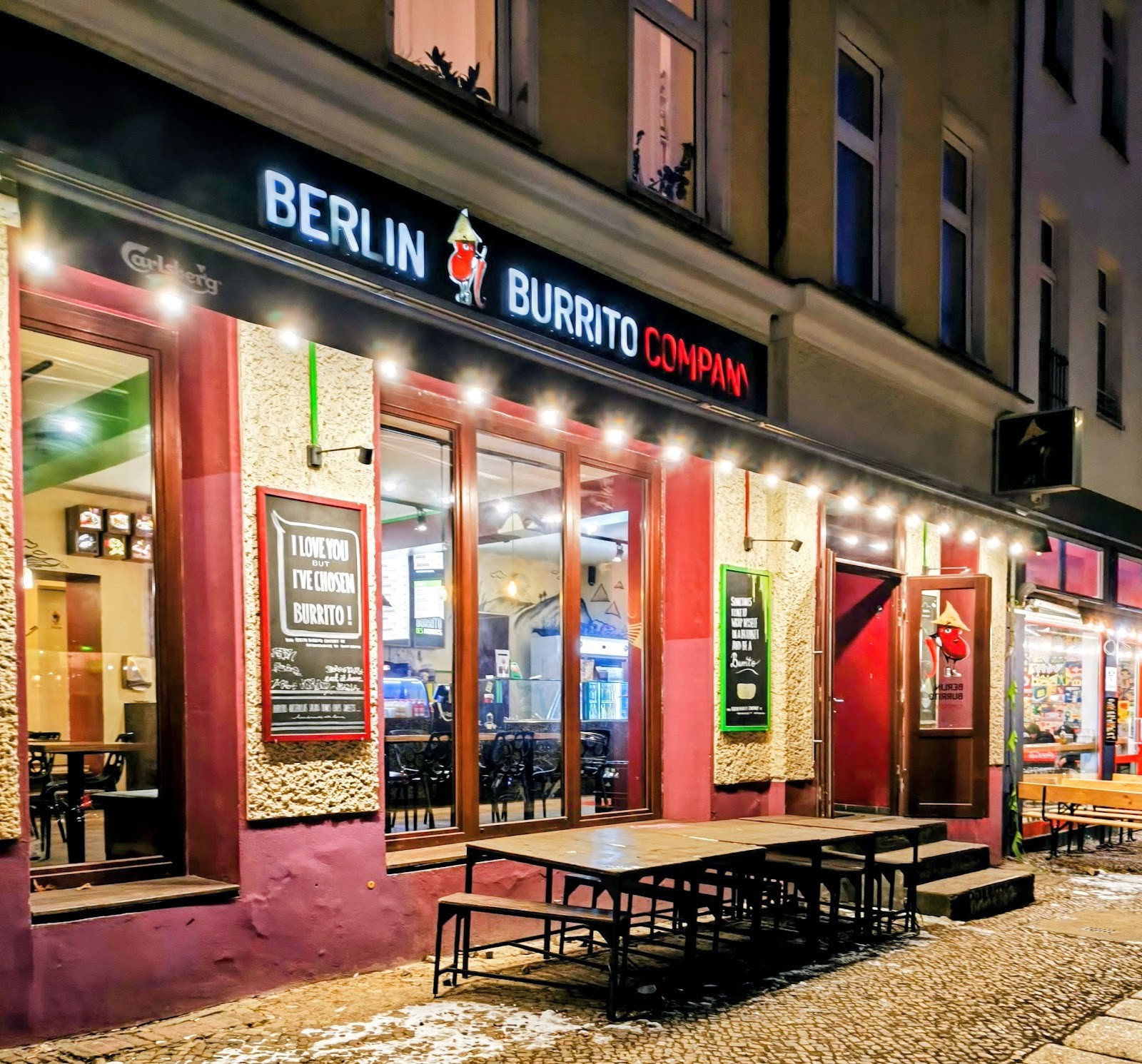 Berlin Burrito Company: the place