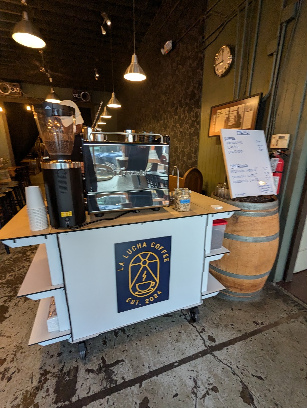La Lucha Coffee: the place