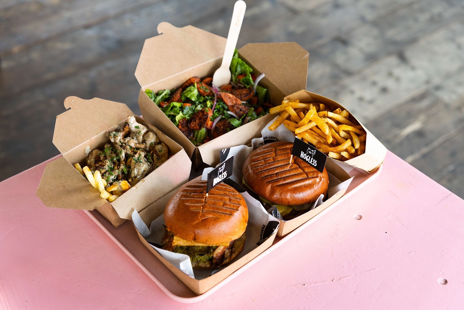 The Hogless Roast: food & drinks