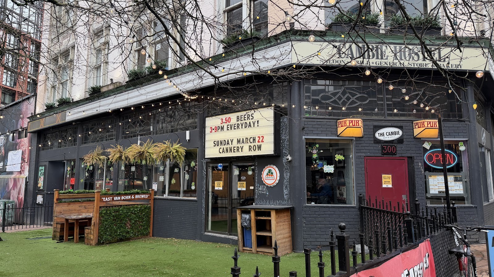 The Cambie Bar & Grill: the place