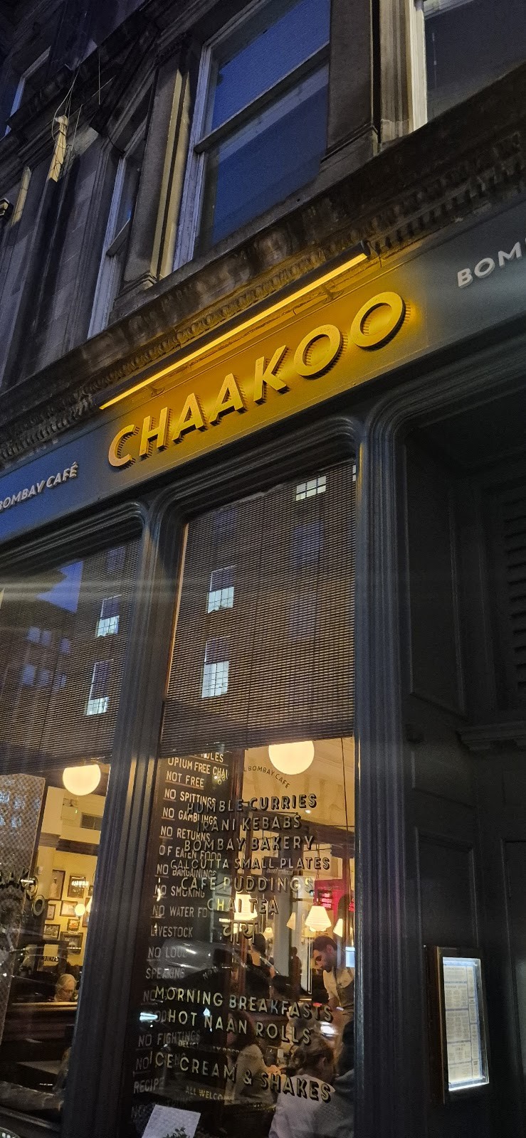 Chaakoo Bombay Cafe: the place