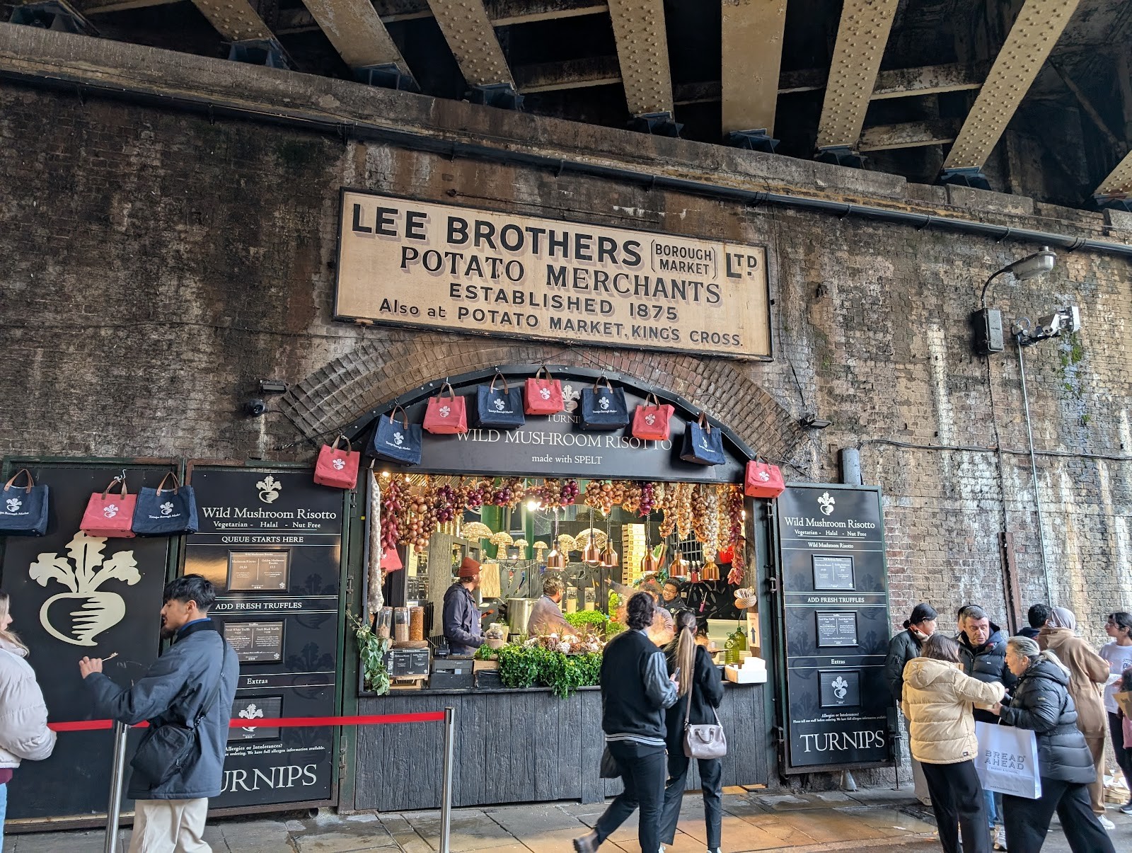 Turnips, Borough Market (Greengrocers): the place