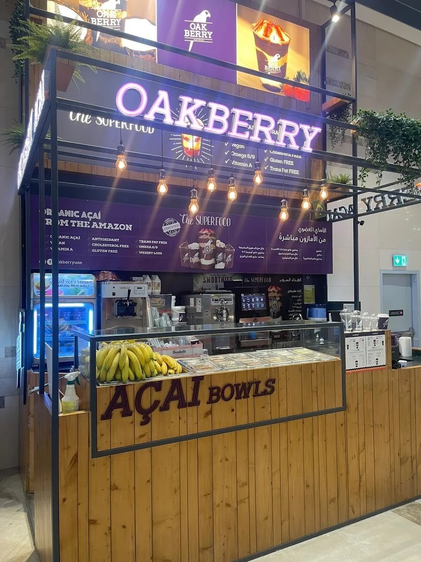 OAKBERRY ACAI DUBAI MALL: the place