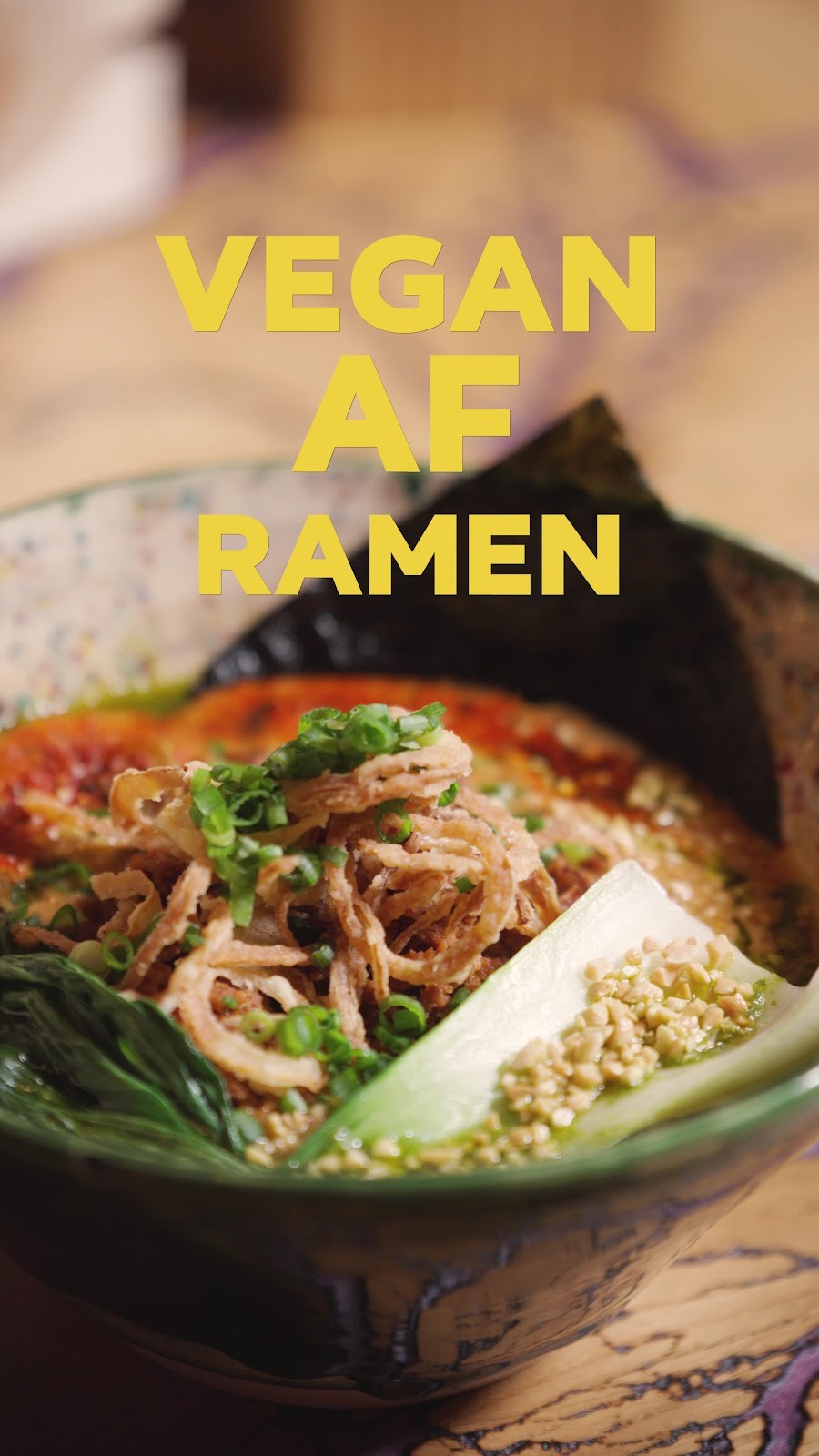 Vegan AF Ramen: food & drinks