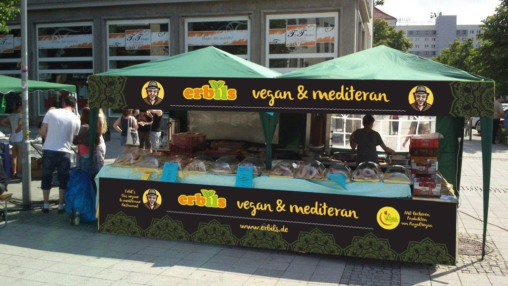 Erbil's Vegan & Mediterran: the place