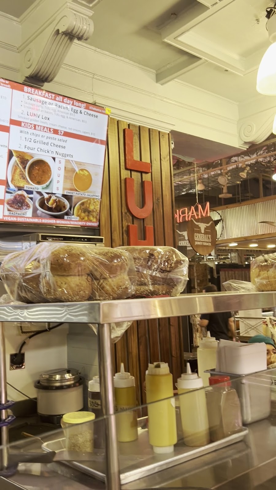 LUHV VEGAN DELI: the place