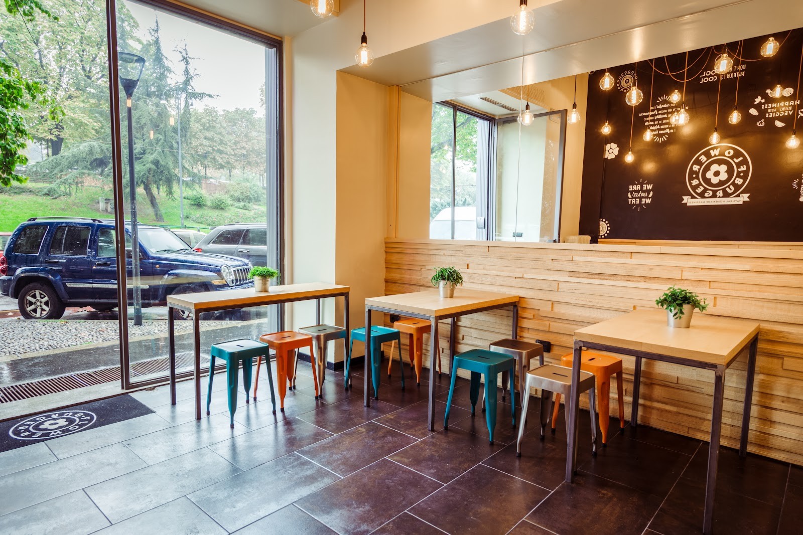Flower Burger: the place