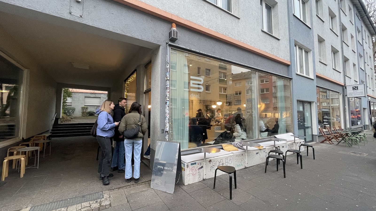 Drei Kaffeebar: the place