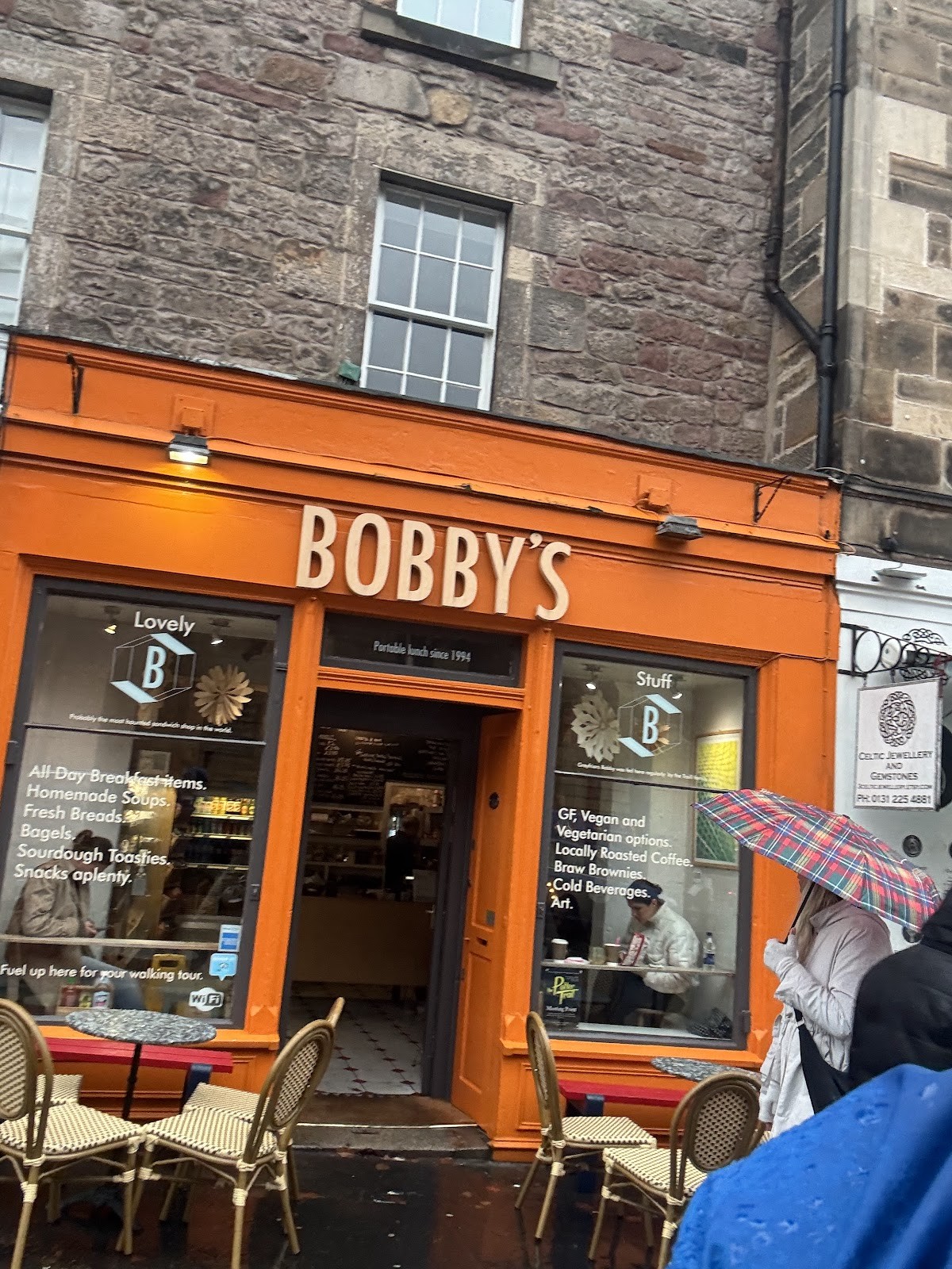 Bobby's Sandwich Bar and Coffee House.: the place