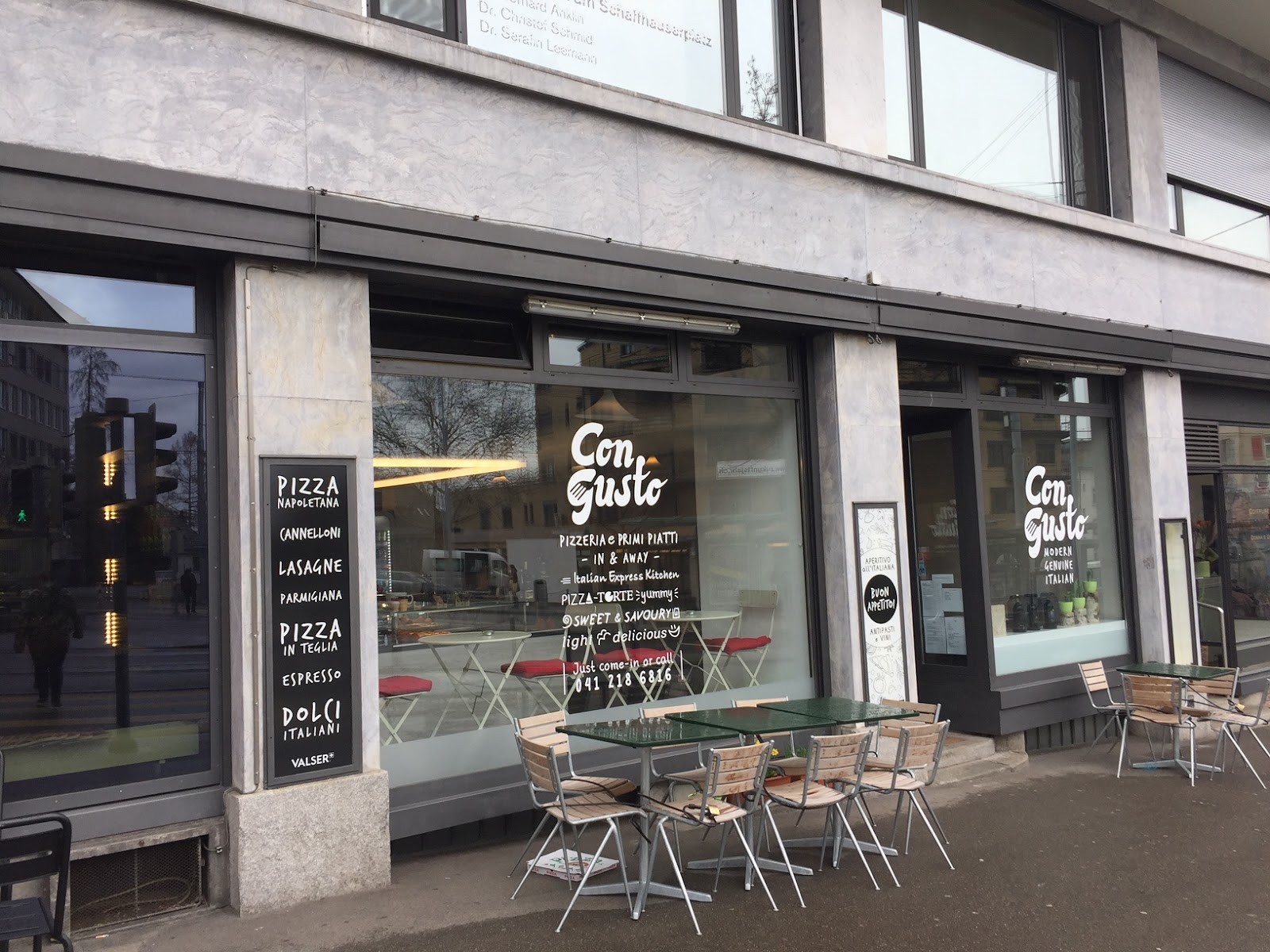Con Gusto Schaffhauserplatz: the place