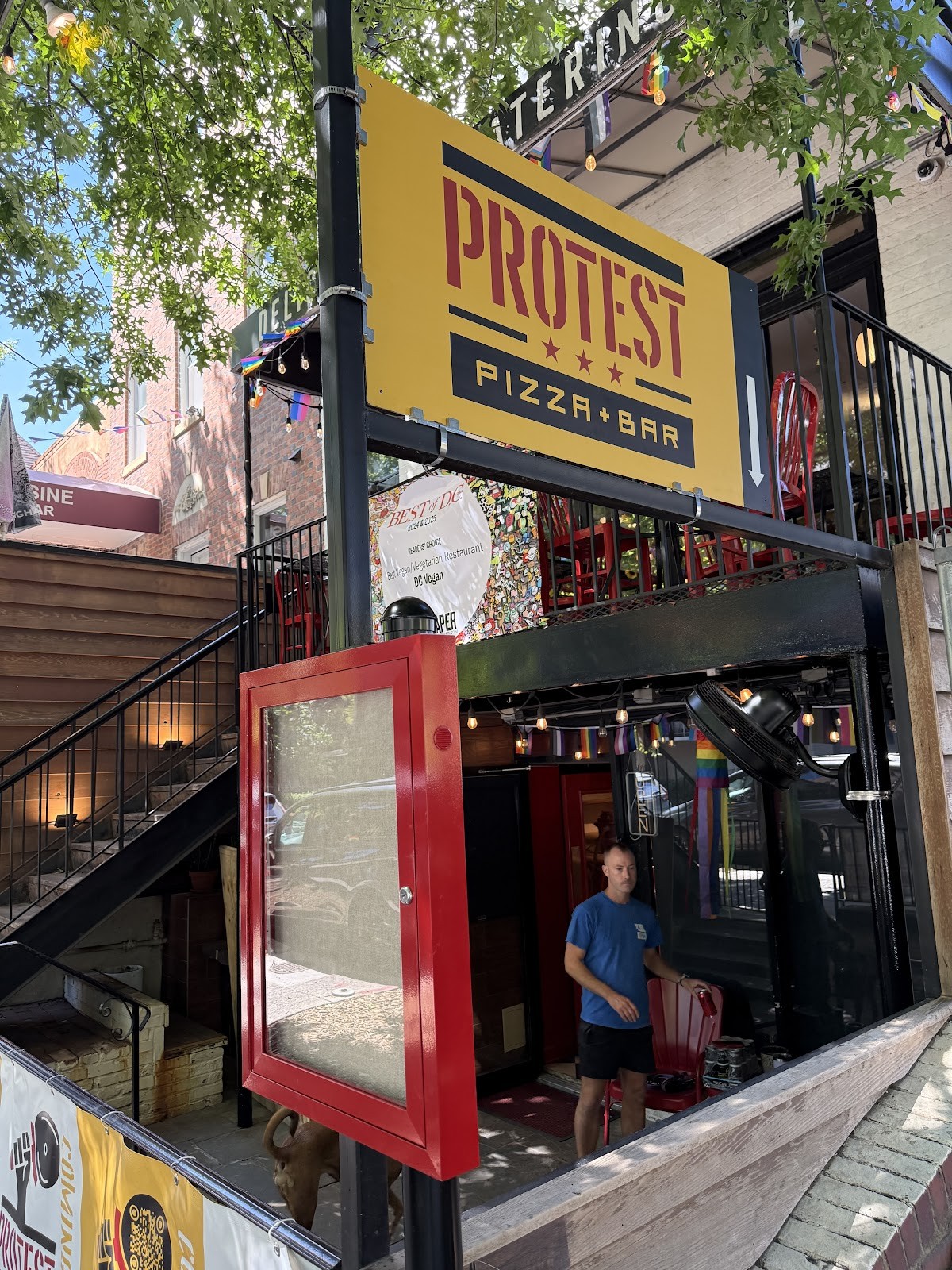 Protest Pizza + Bar: the place