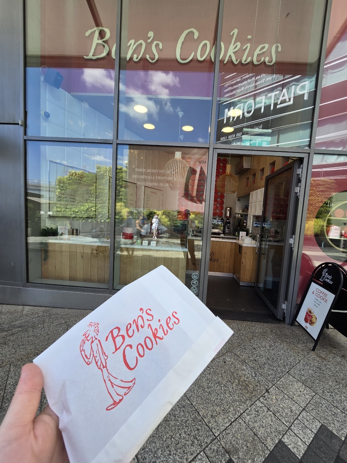 Ben's Cookies: the place