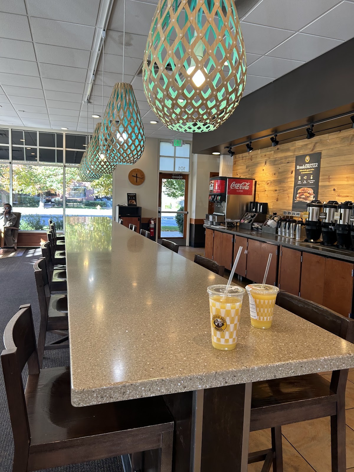 Einstein Bros. Bagels: the place