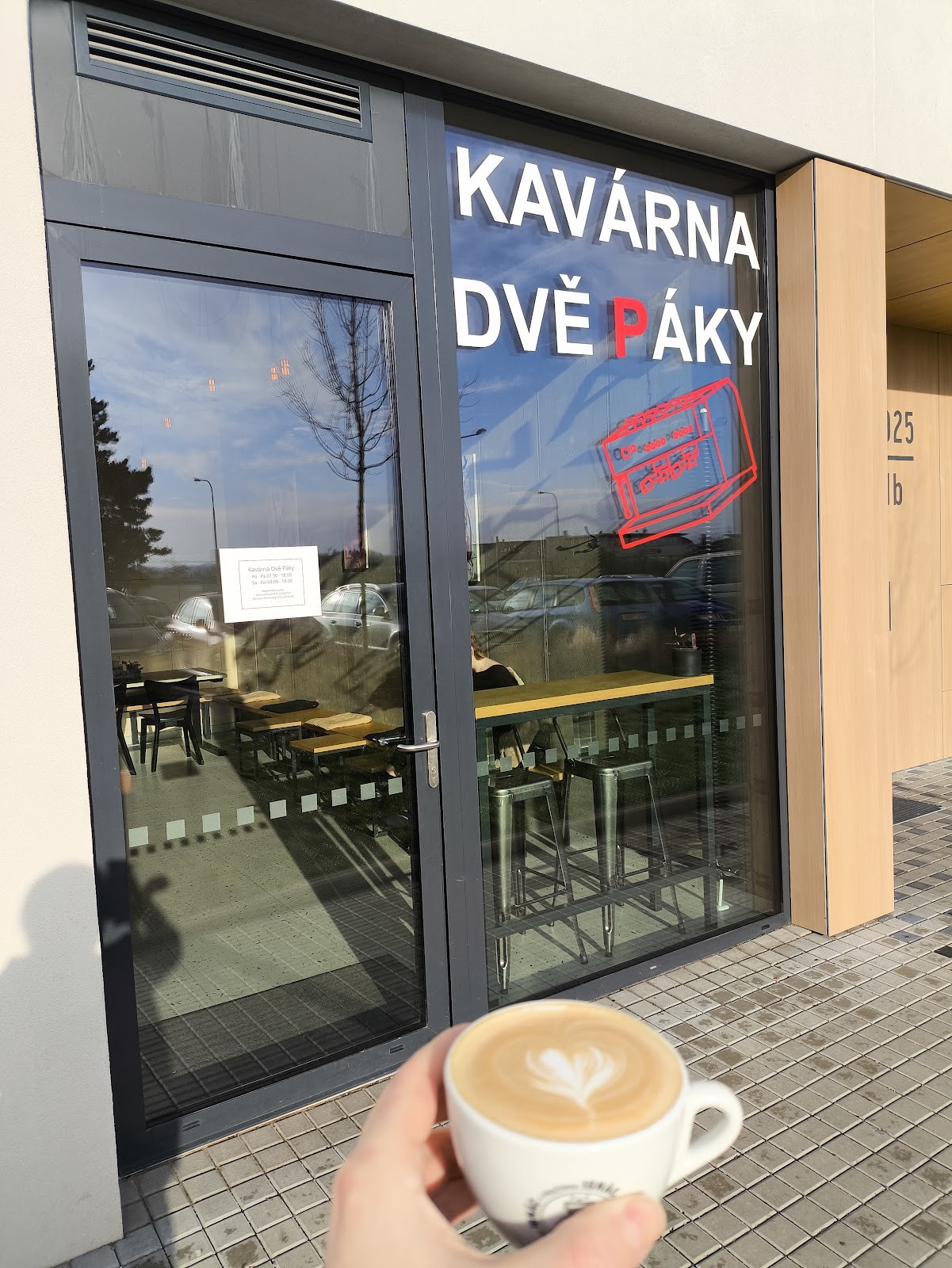 Kavárna Dvě Páky: the place